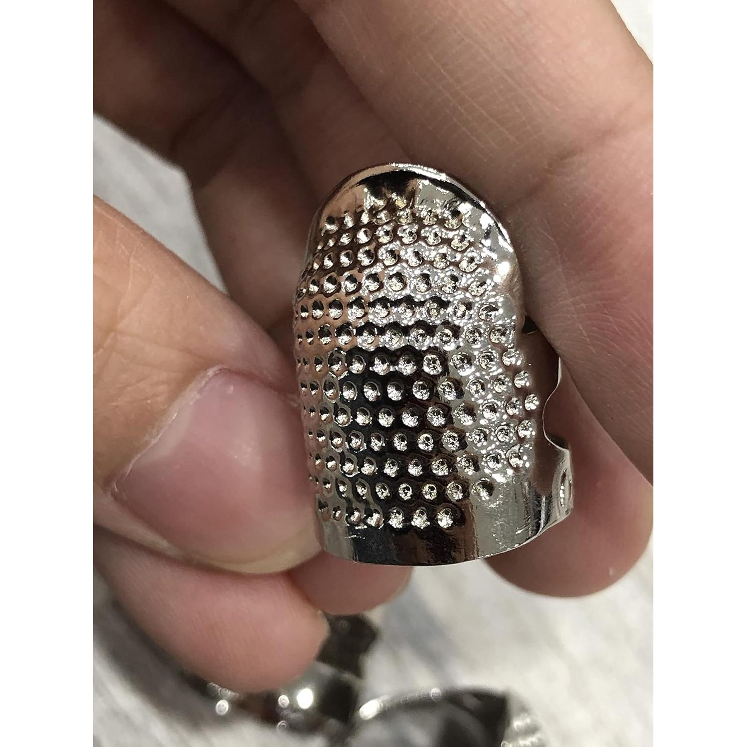 Dedales de Costura Ajustables Tsnamay Plata 10 Piezas