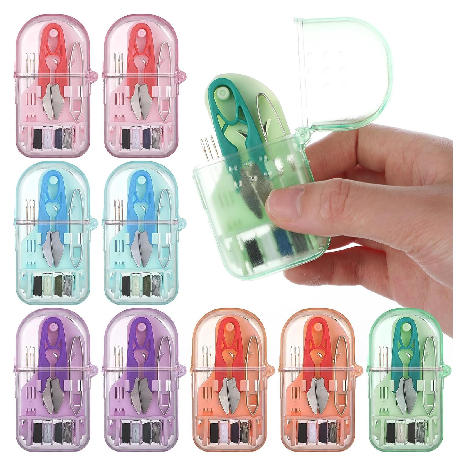 Kit de Costura de Viaje Mini Solsew 10 Piezas Portátil