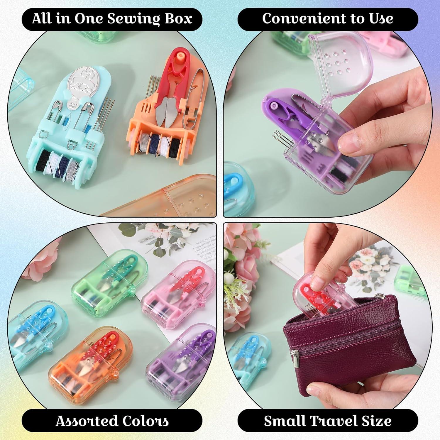 Kit de Costura de Viaje Mini Solsew 10 Piezas Portátil