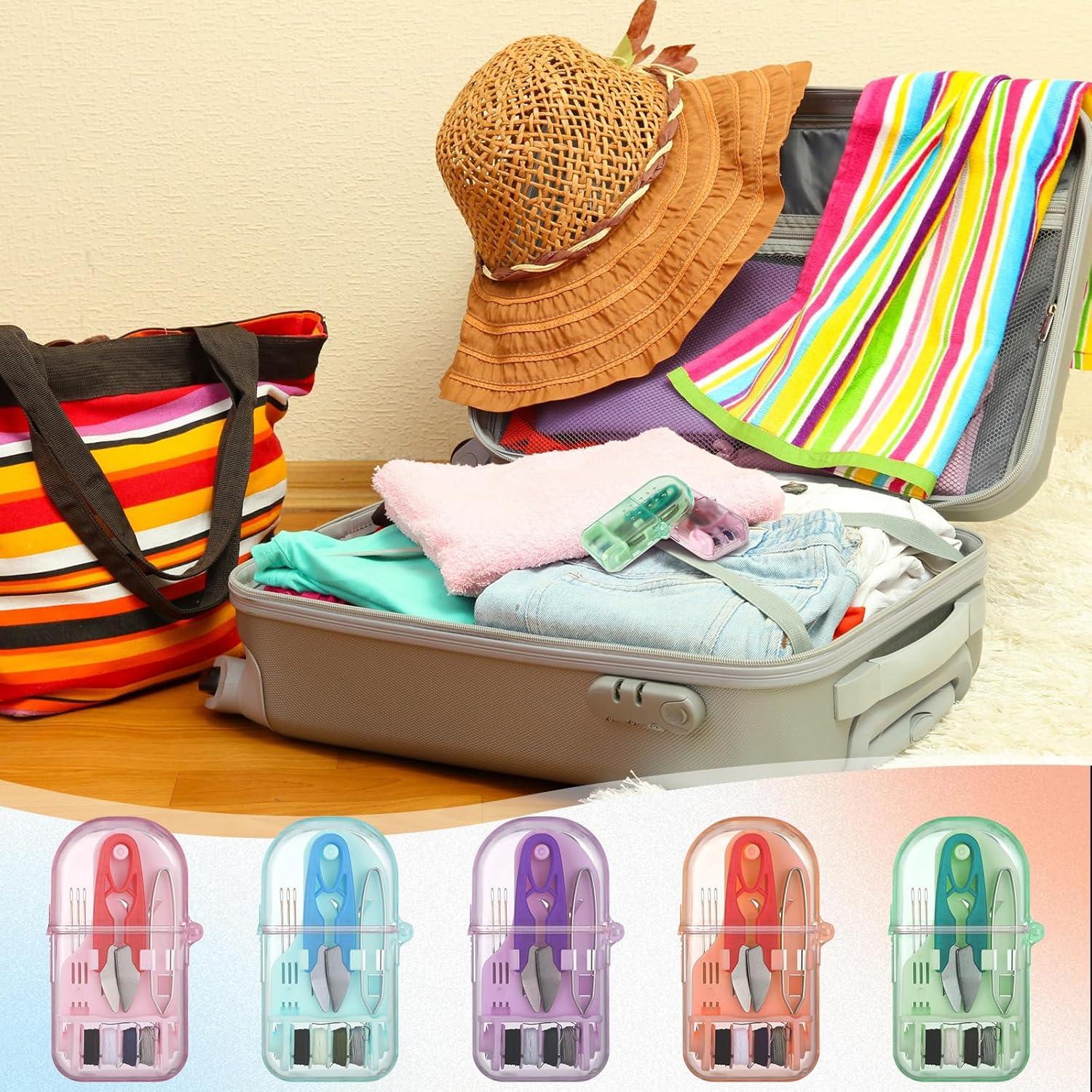 Kit de Costura de Viaje Mini Solsew 10 Piezas Portátil