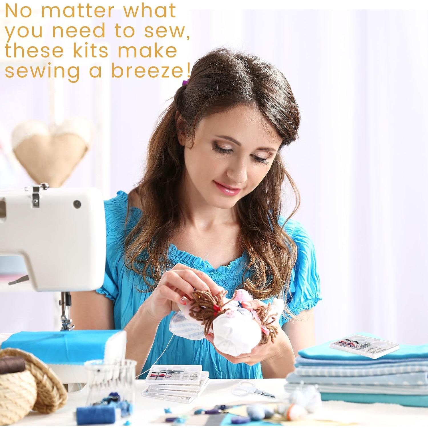 Kit de Costura de Viaje Knitgrip - 48 Cajas Portátiles