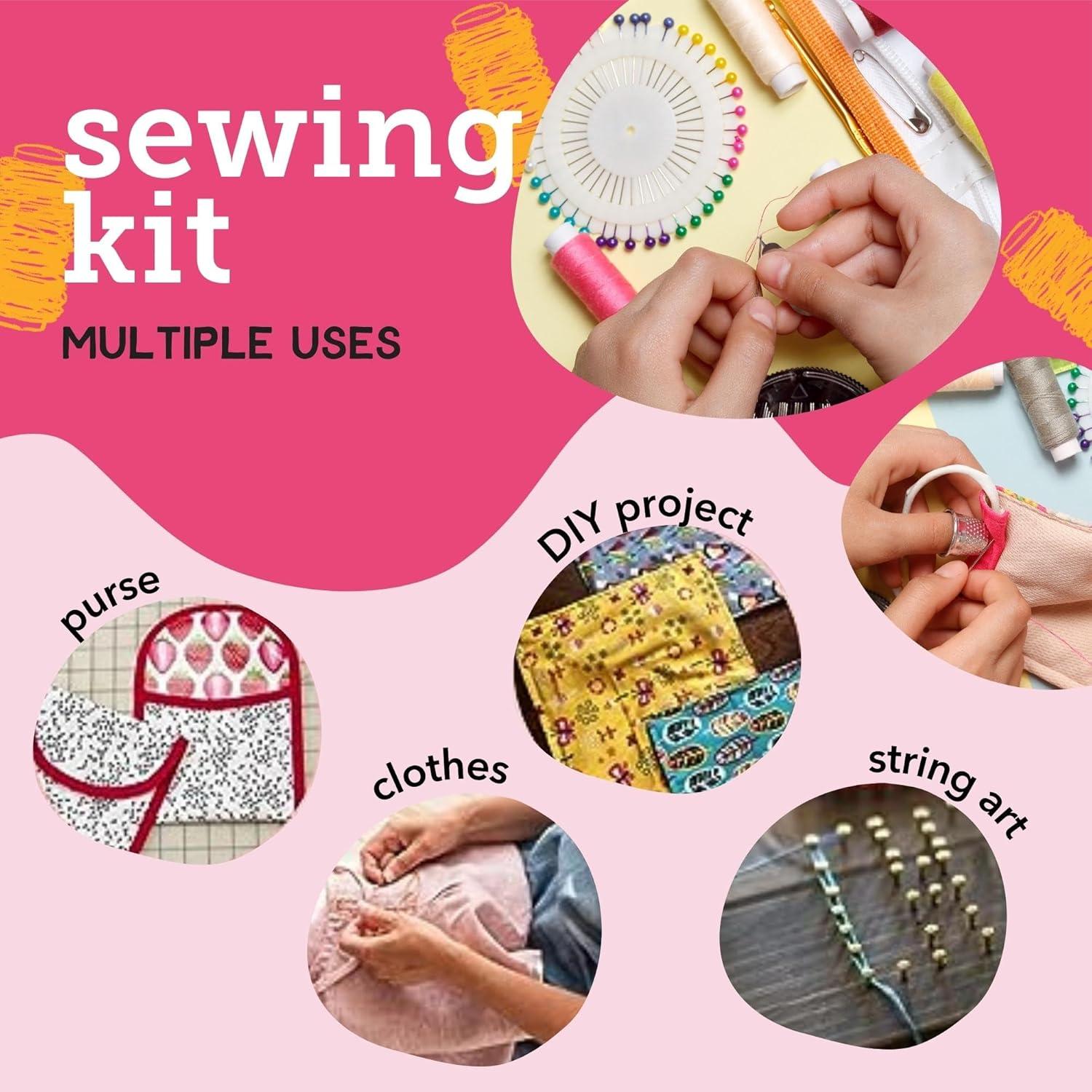 Kit de Costura Incraftables 30 Piezas Portátil para Viaje