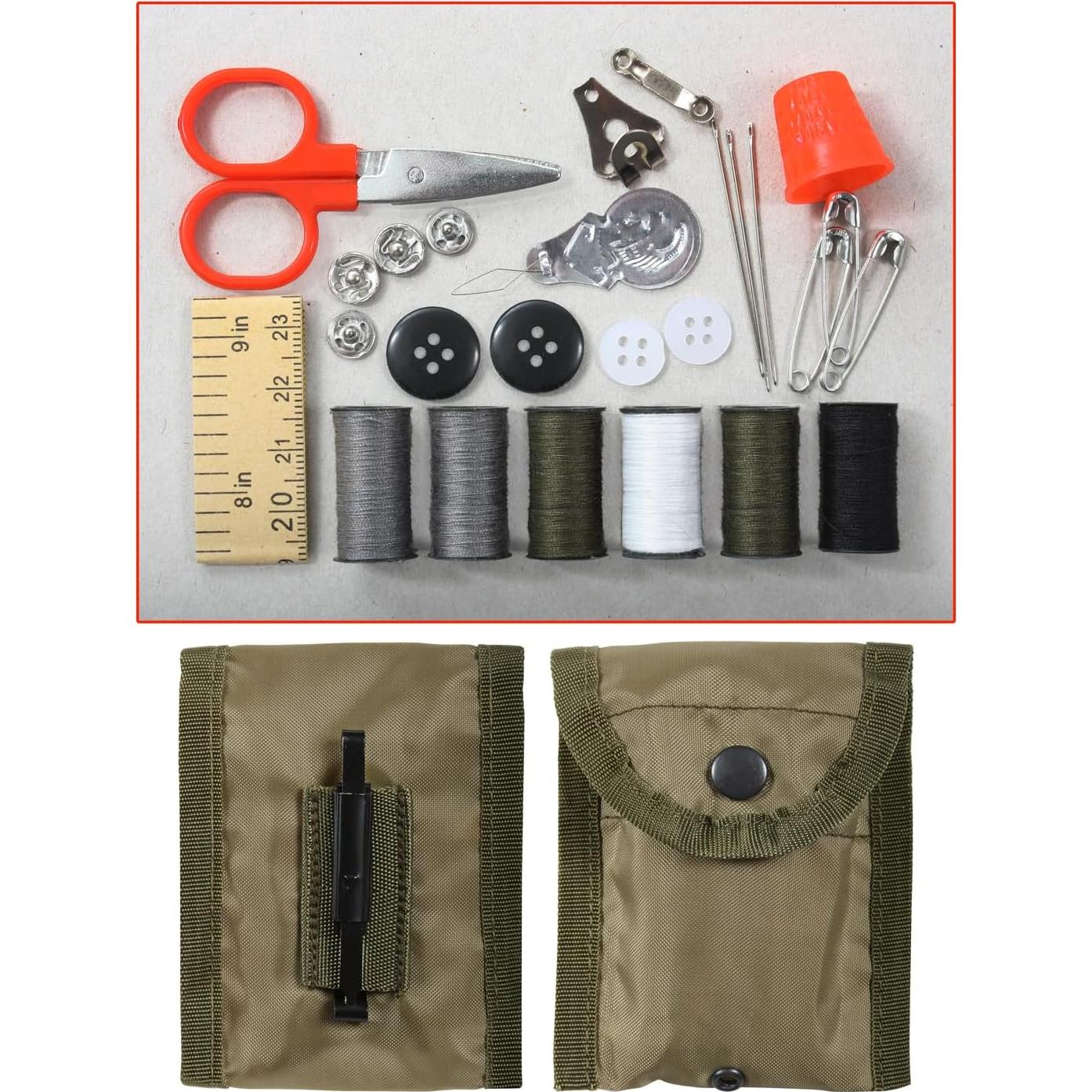 Kit de Costura Militar Rothco 1121 - Estuche Oliva