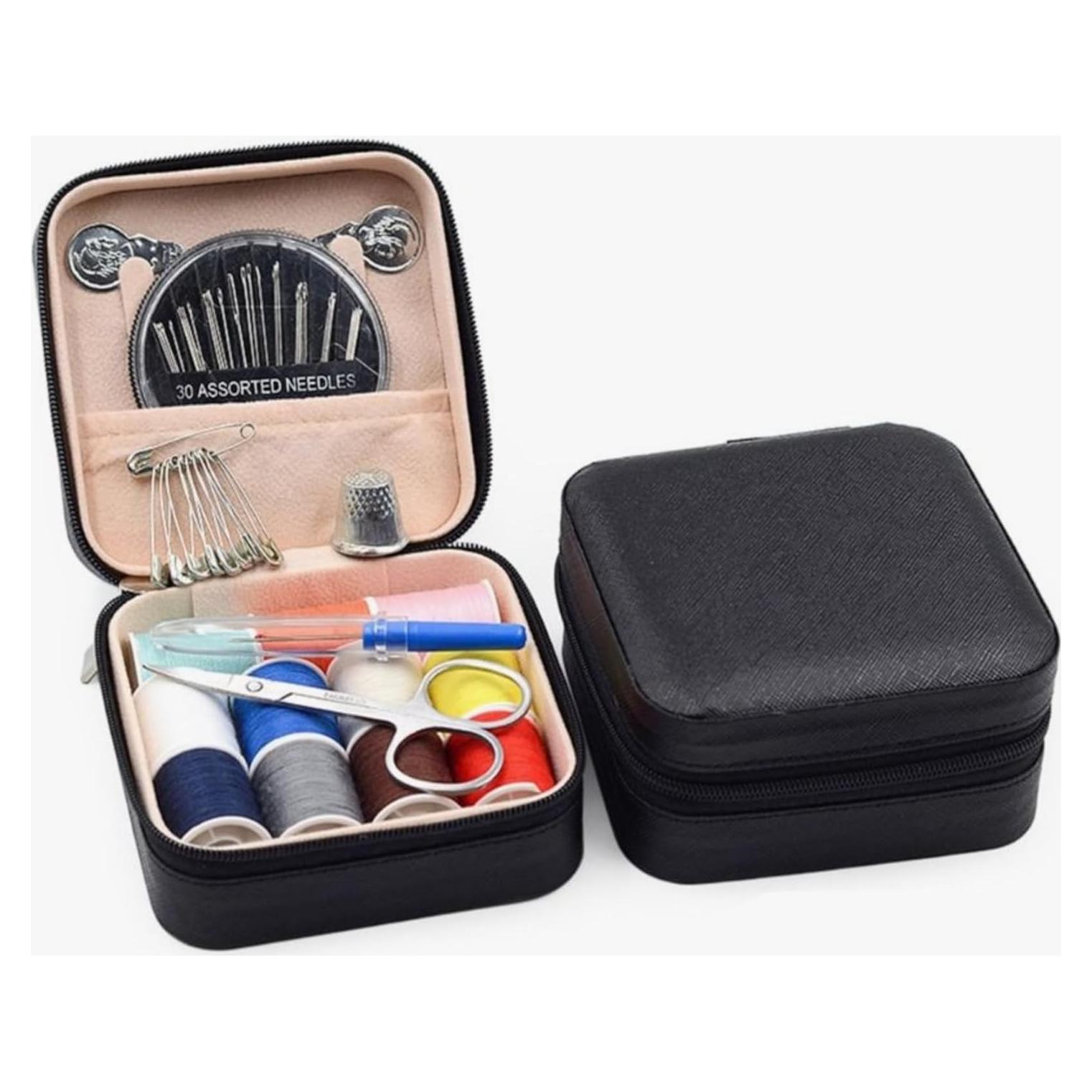 Kit de Costura Portátil 18 Piezas - Caja Compacta de Emergencia