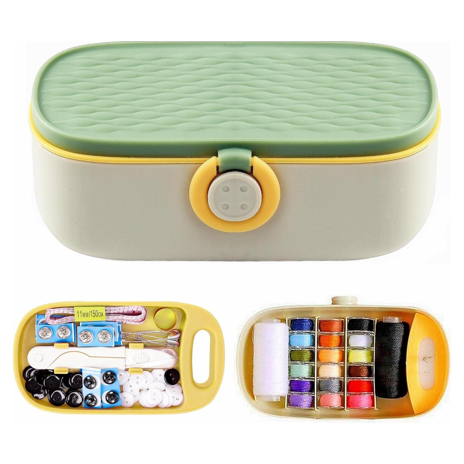 Kit de Costura FKOG Verde 135 Piezas Accesorios de Viaje