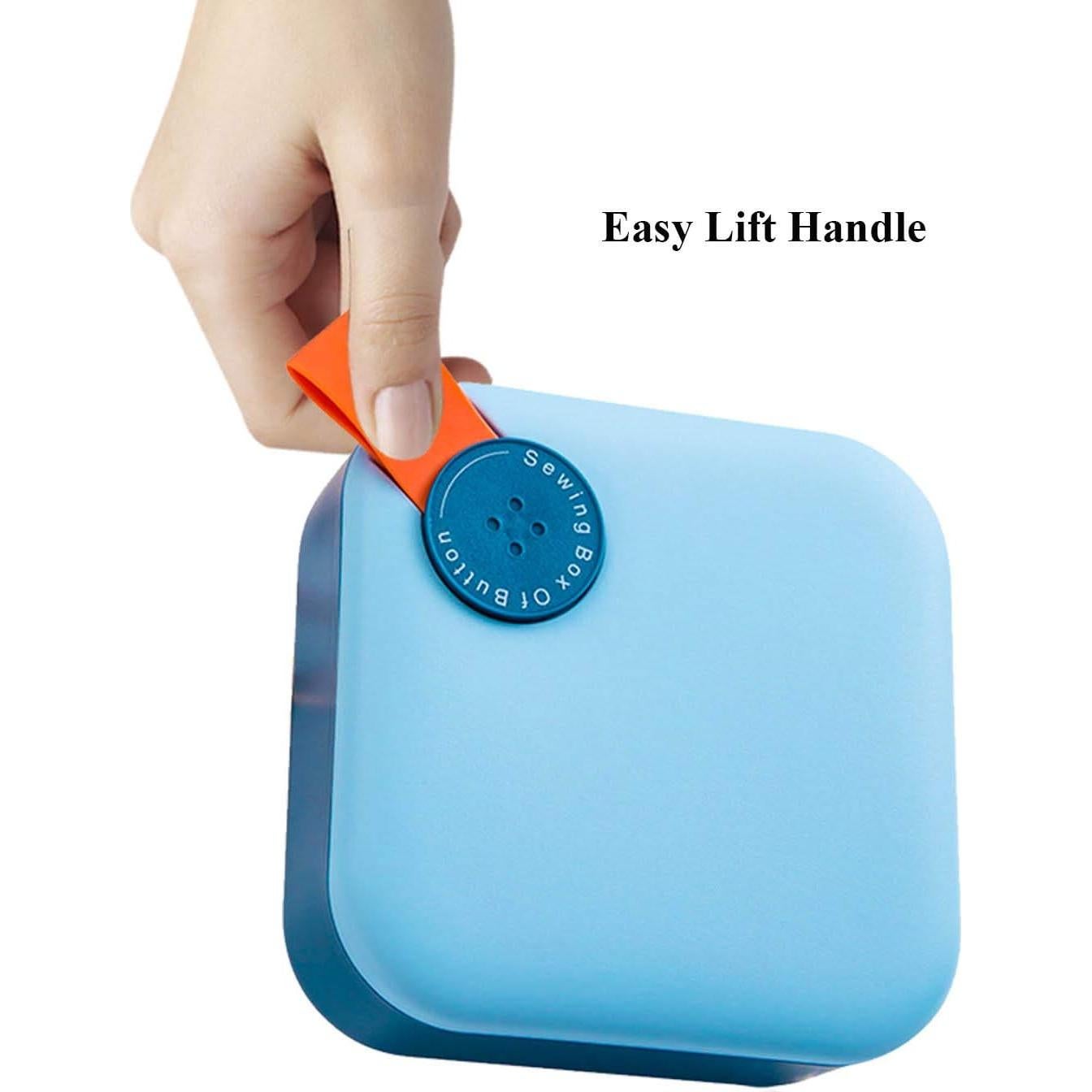 Kit de Costura UNIKON Azul con 30 Agujas y 16 Hilos