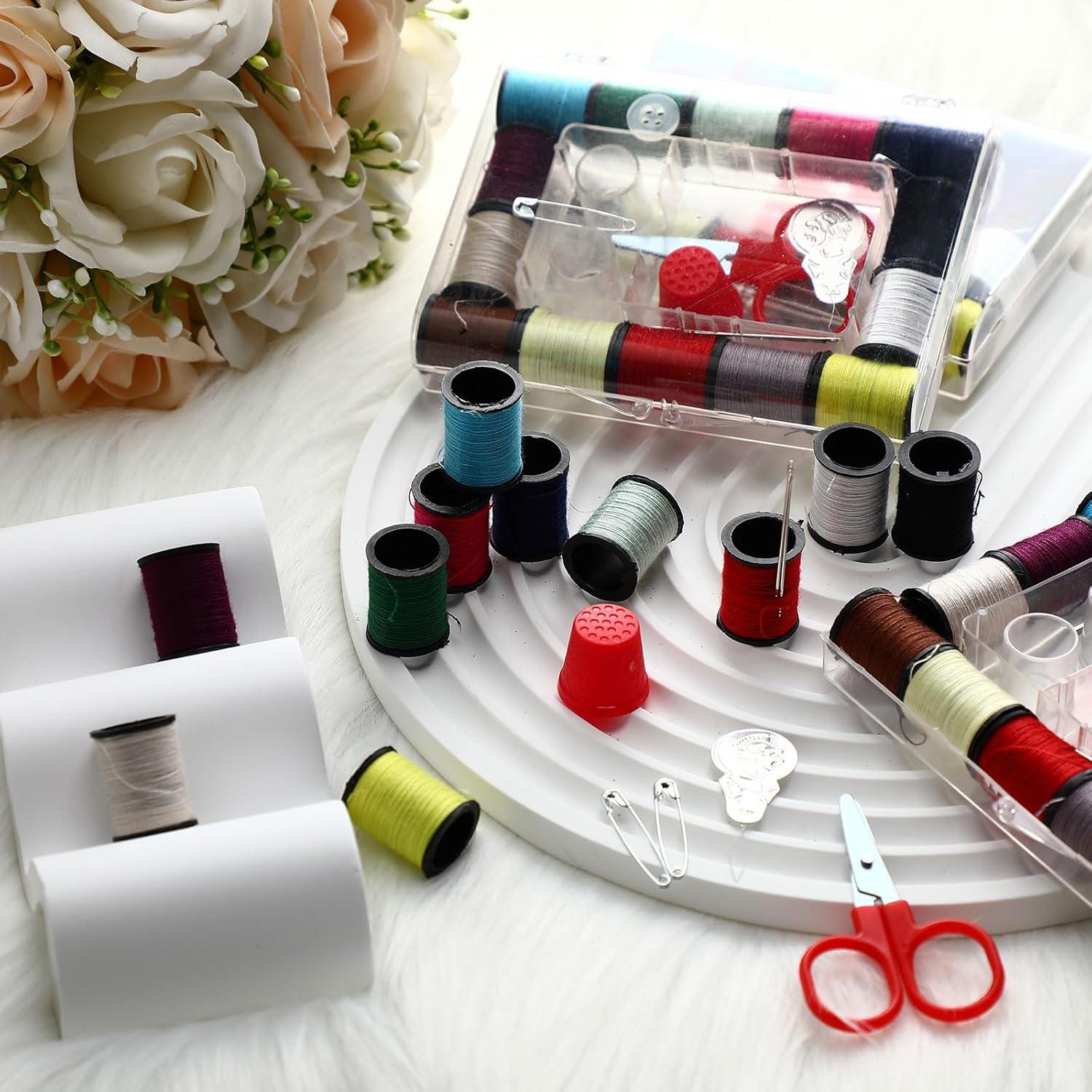 Kit de Costura Mini de Viaje FineCheer - 24 Paquetes Portátiles