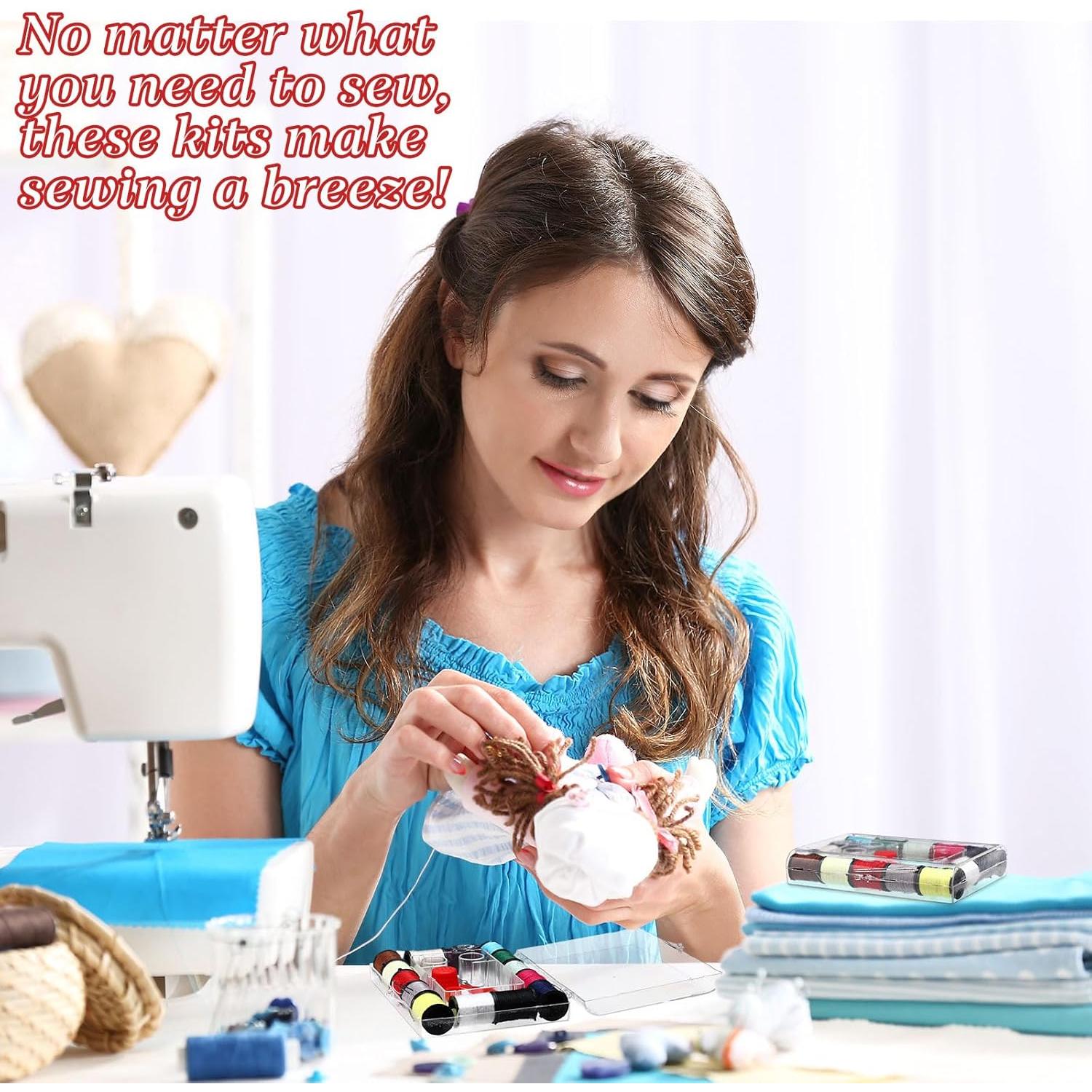 Kit de Costura Mini de Viaje FineCheer - 24 Paquetes Portátiles