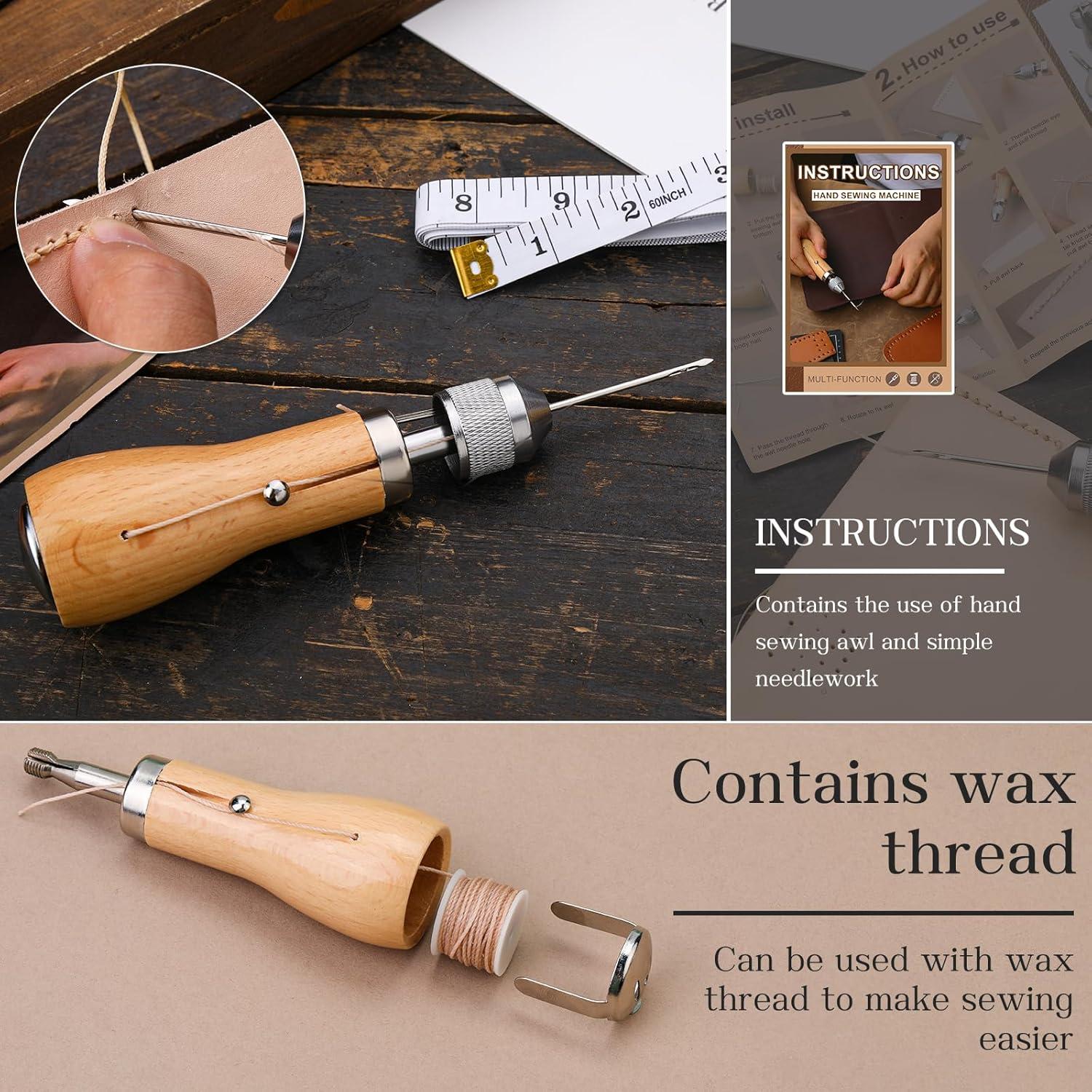 Kit de Agujas de Coser QMNNMA 40pcs con Hilo y Bolsa