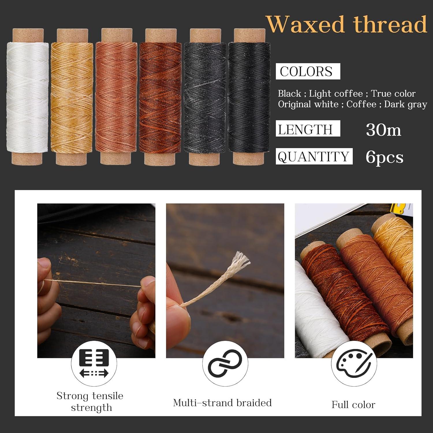 Kit de Agujas de Coser QMNNMA 40pcs con Hilo y Bolsa