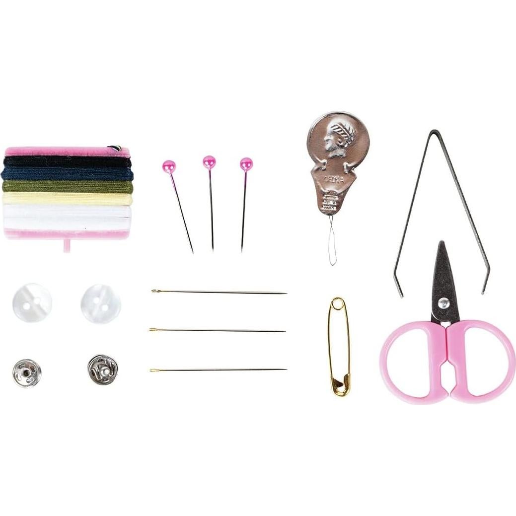 Kit de Costura de Viaje SINGER 02051 Compacto 20 Piezas