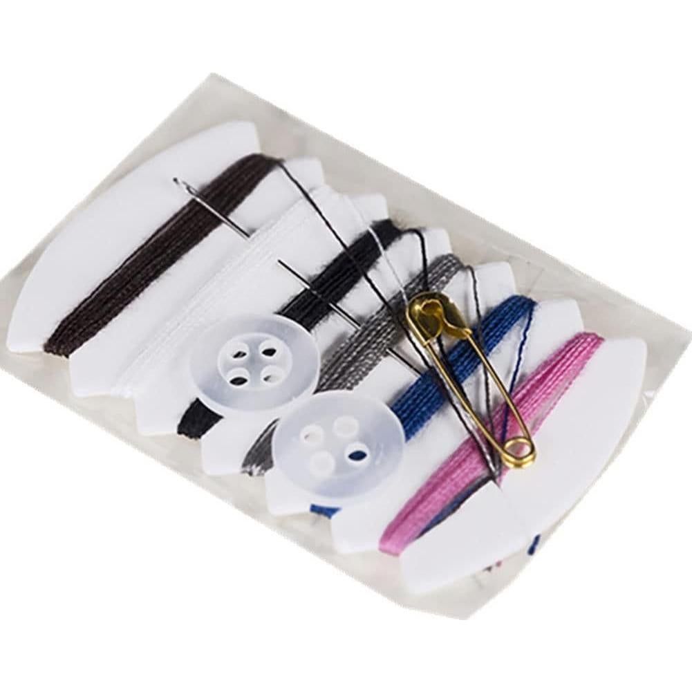 Kit de Costura de Viaje GSHLLO - 50 Paquetes con Hilo y Aguja
