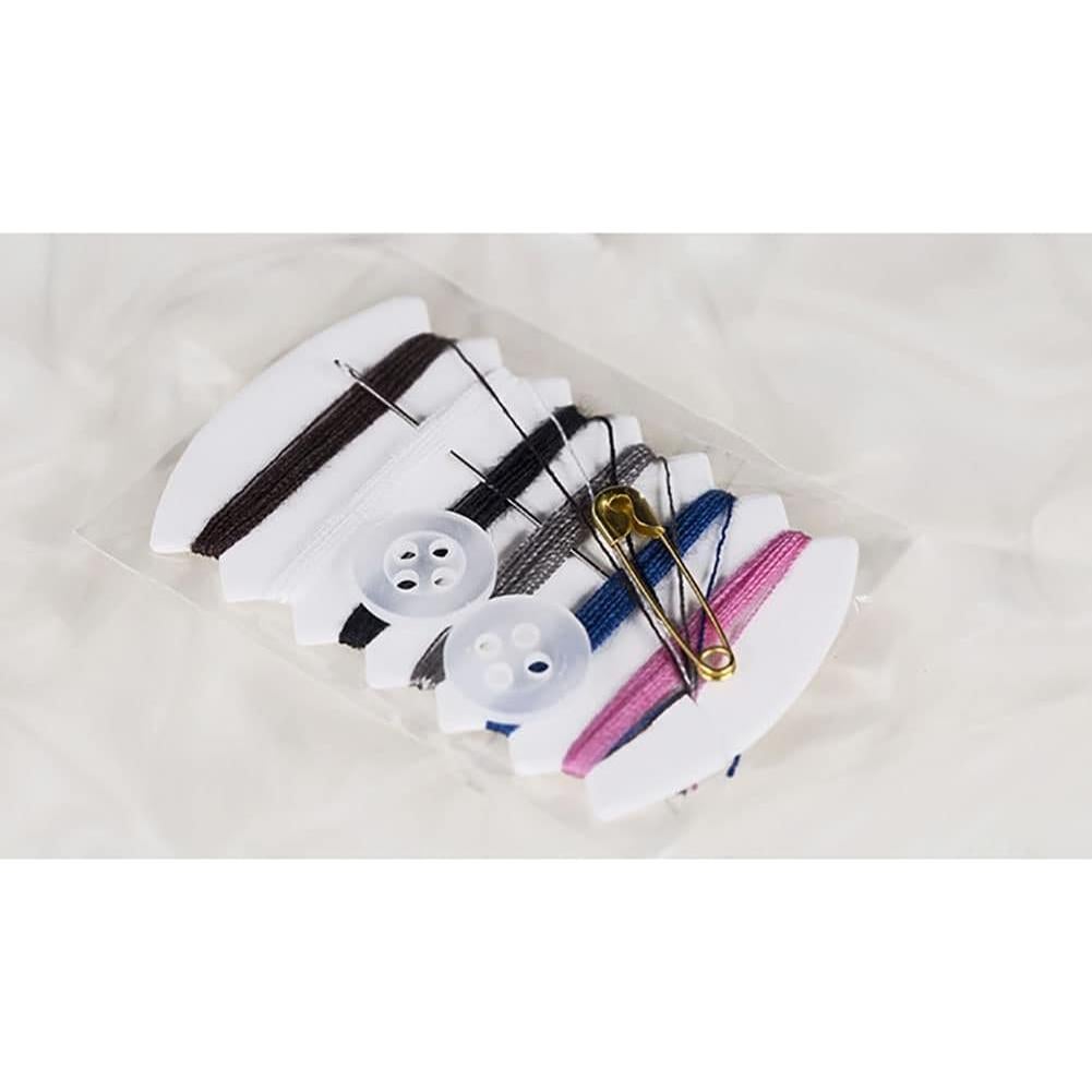 Kit de Costura de Viaje GSHLLO - 50 Paquetes con Hilo y Aguja
