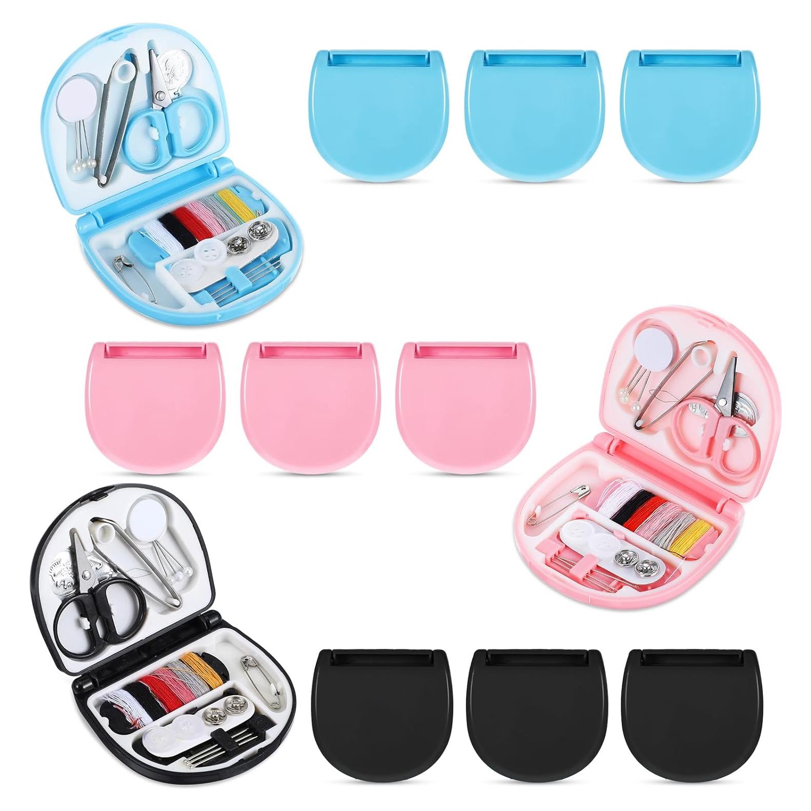 Kit de Costura de Viaje Mini Ubamdom 12 Pcs - Portátil y Ligero