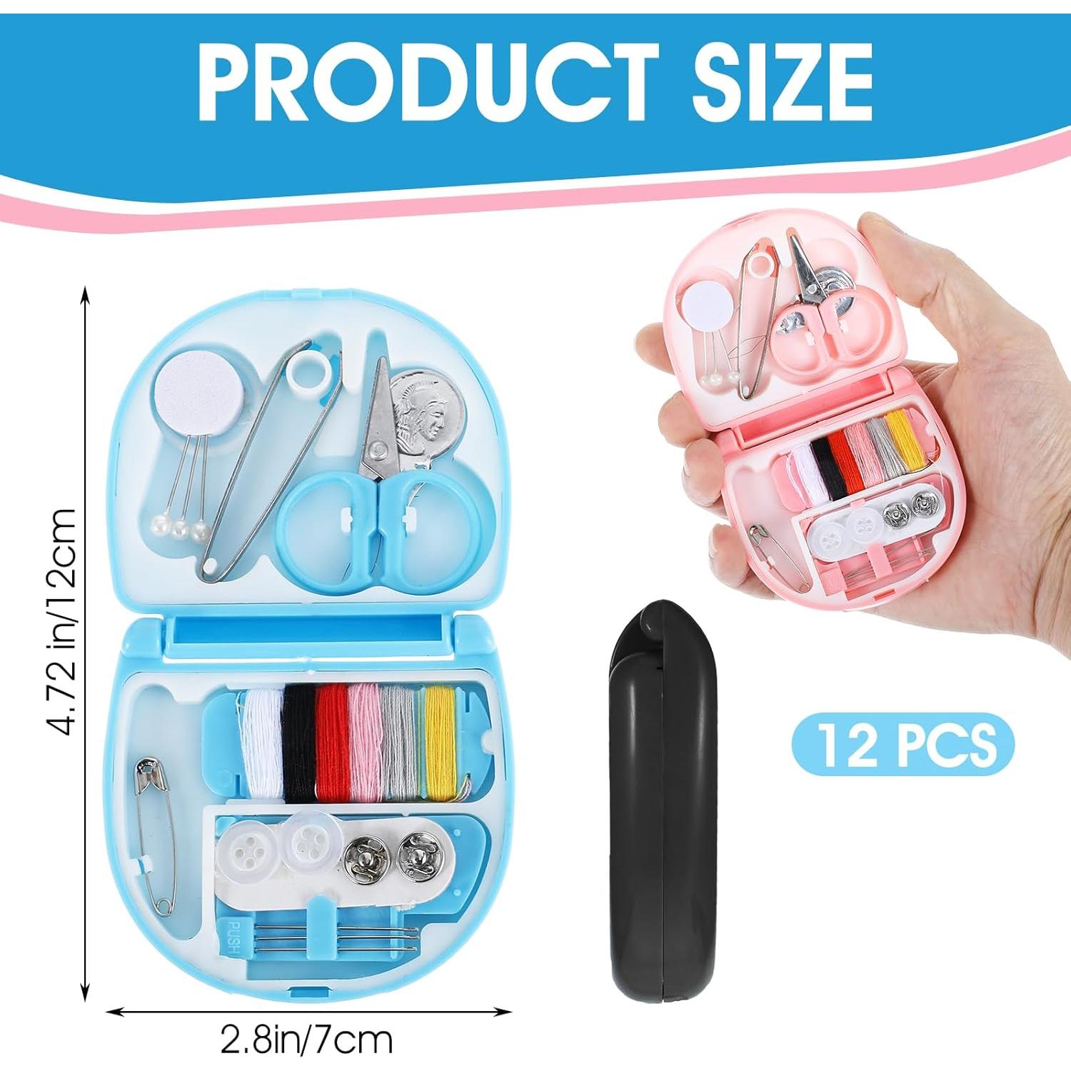 Kit de Costura de Viaje Mini Ubamdom 12 Pcs - Portátil y Ligero