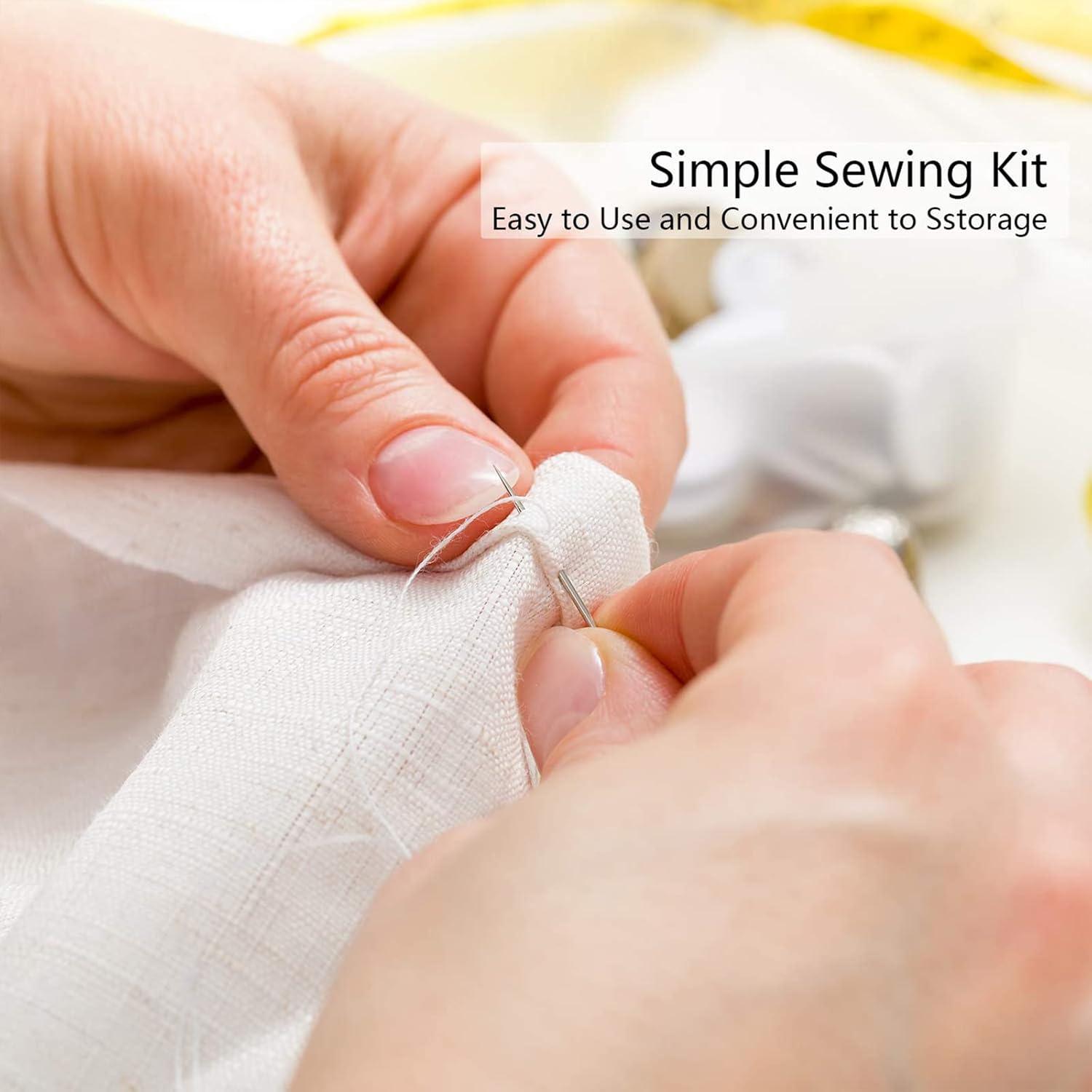 Kit de Costura de Viaje Tatuo - 100 Juegos con Hilos y Agujas