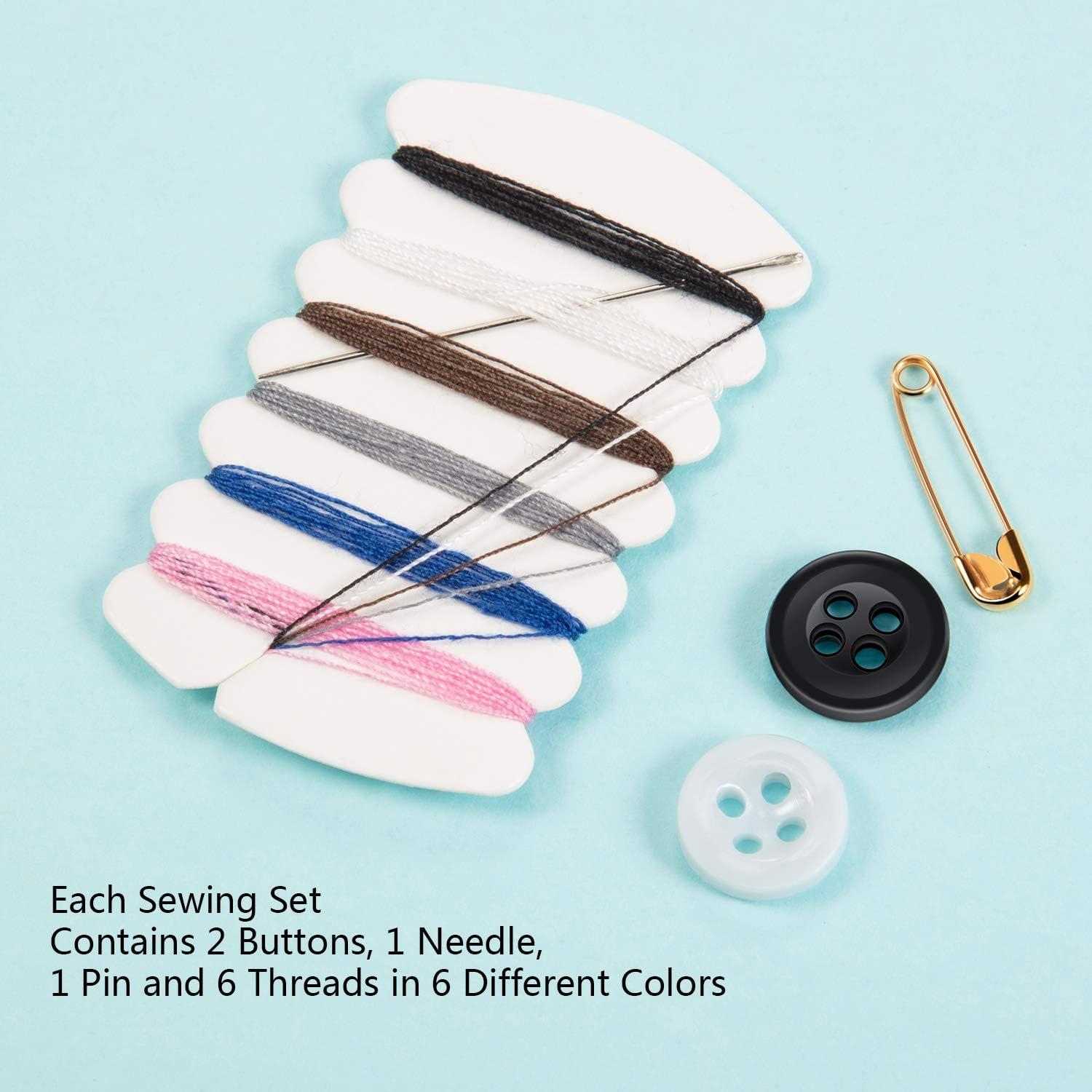 Kit de Costura de Viaje Tatuo - 100 Juegos con Hilos y Agujas