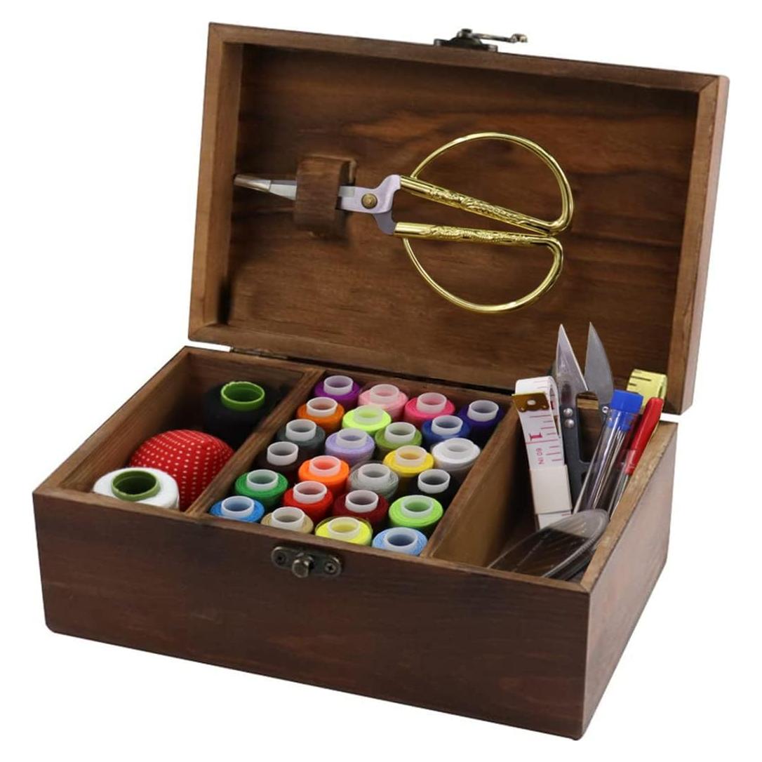 Kit de Costura Flytreal en Caja de Madera - Diente de León Retro