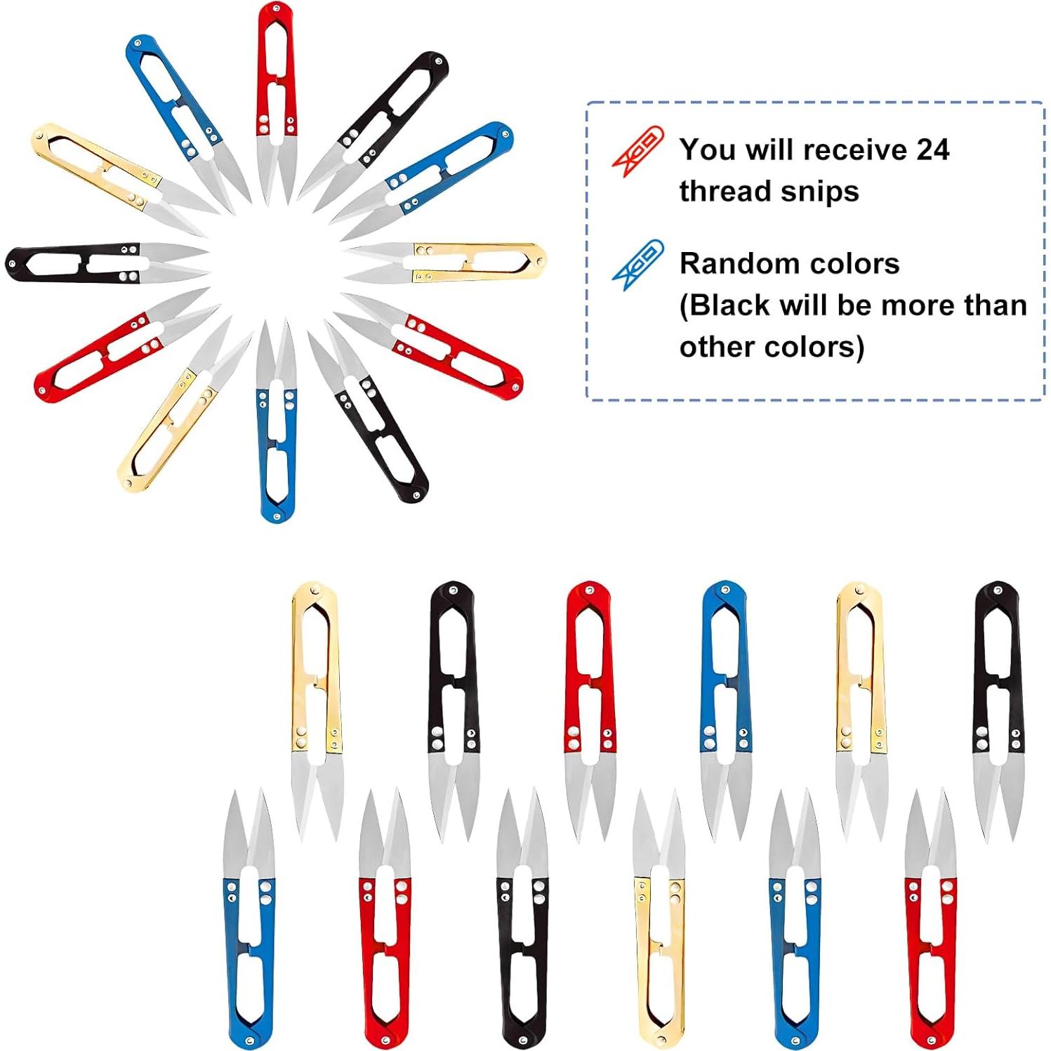 Tijeras de Coser CUGBO 24 Piezas Acero al Carbono 10.4cm