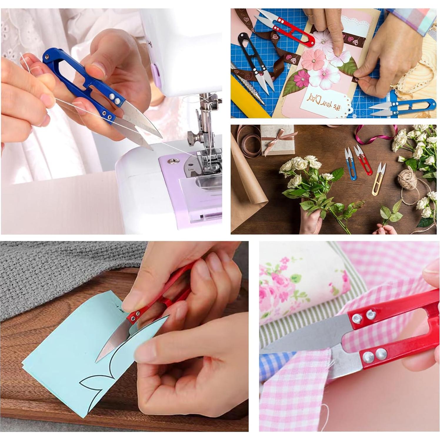 Tijeras de Coser CUGBO 24 Piezas Acero al Carbono 10.4cm