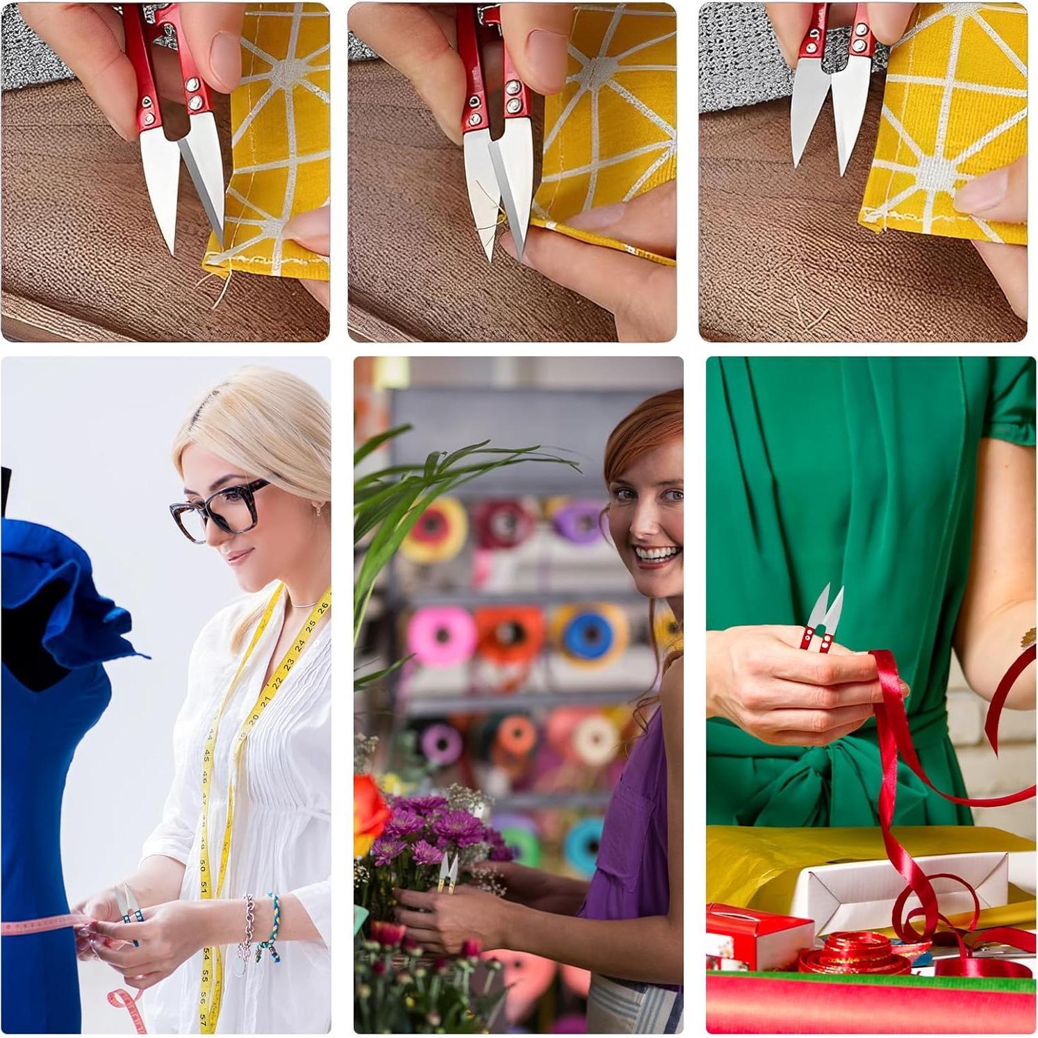 Tijeras de Coser CUGBO 24 Piezas Acero al Carbono 10.4cm