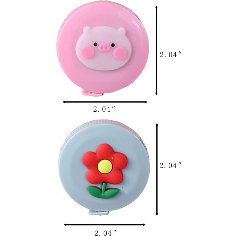 Cinta Métrica Retráctil ELANE 9 Piezas Coloridas 190g