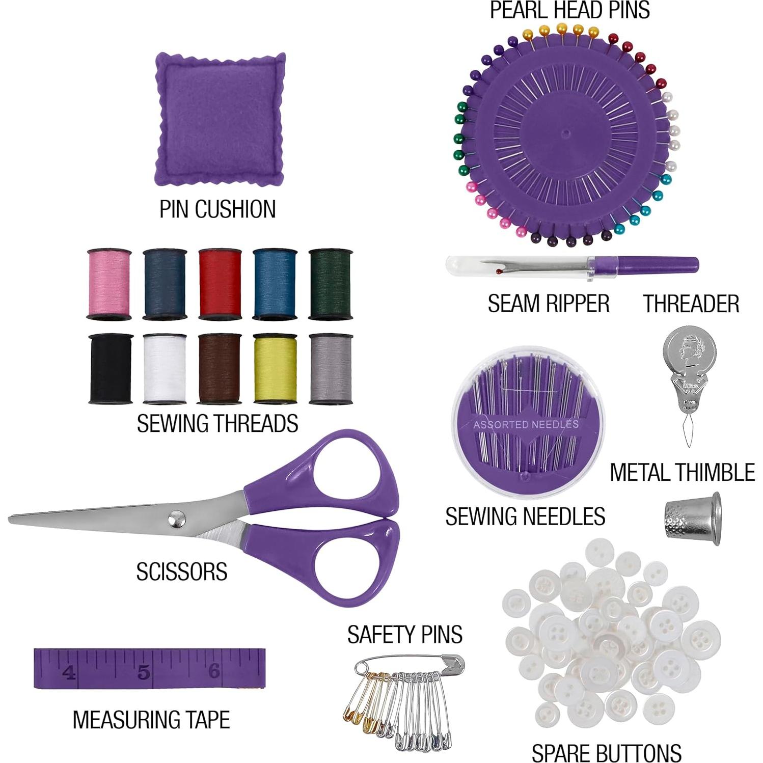 Kit de Costura de Emergencia SINGER 140 Piezas Portátil