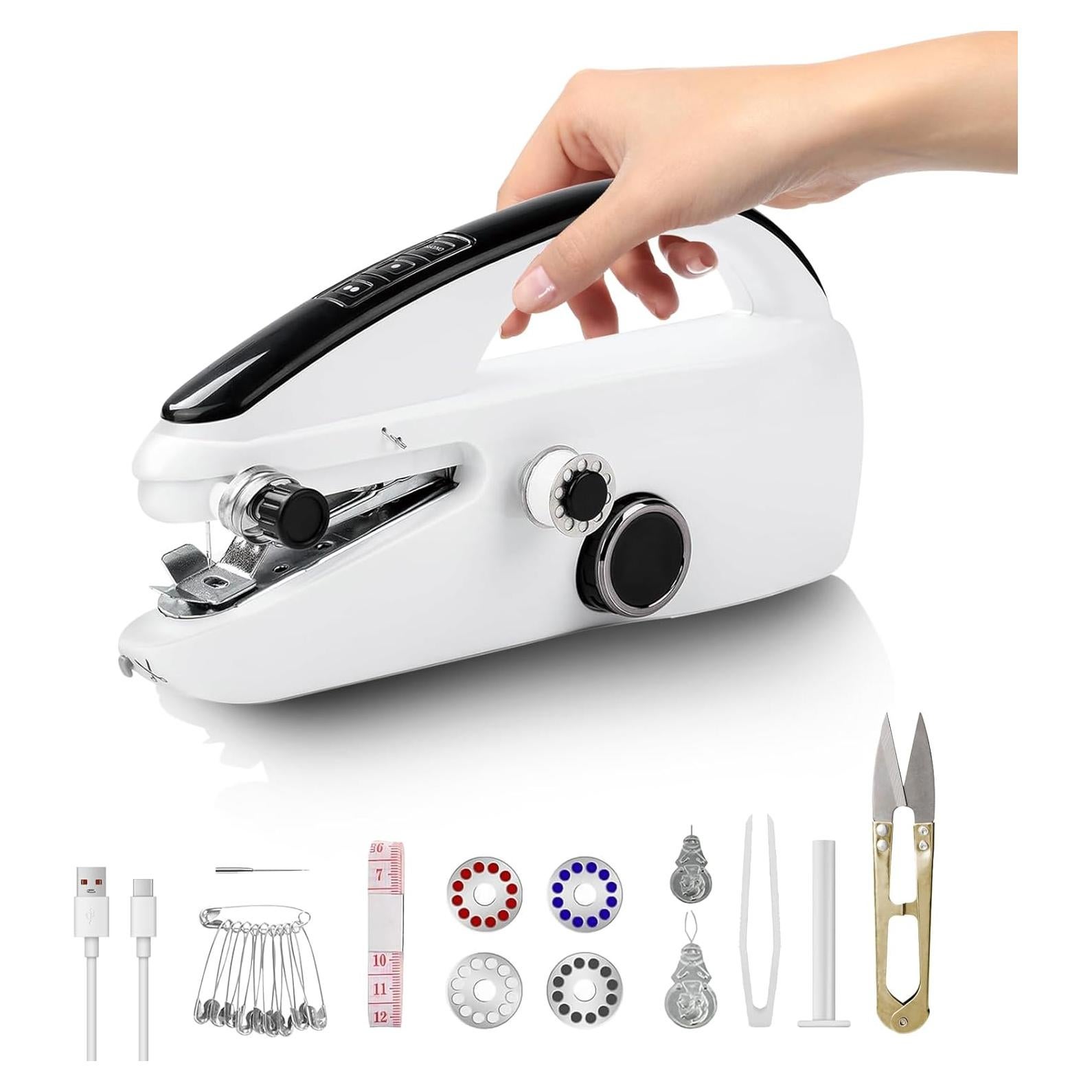 Máquina de Coser Portátil HSM-101B para Principiantes - Compacta y Eficiente