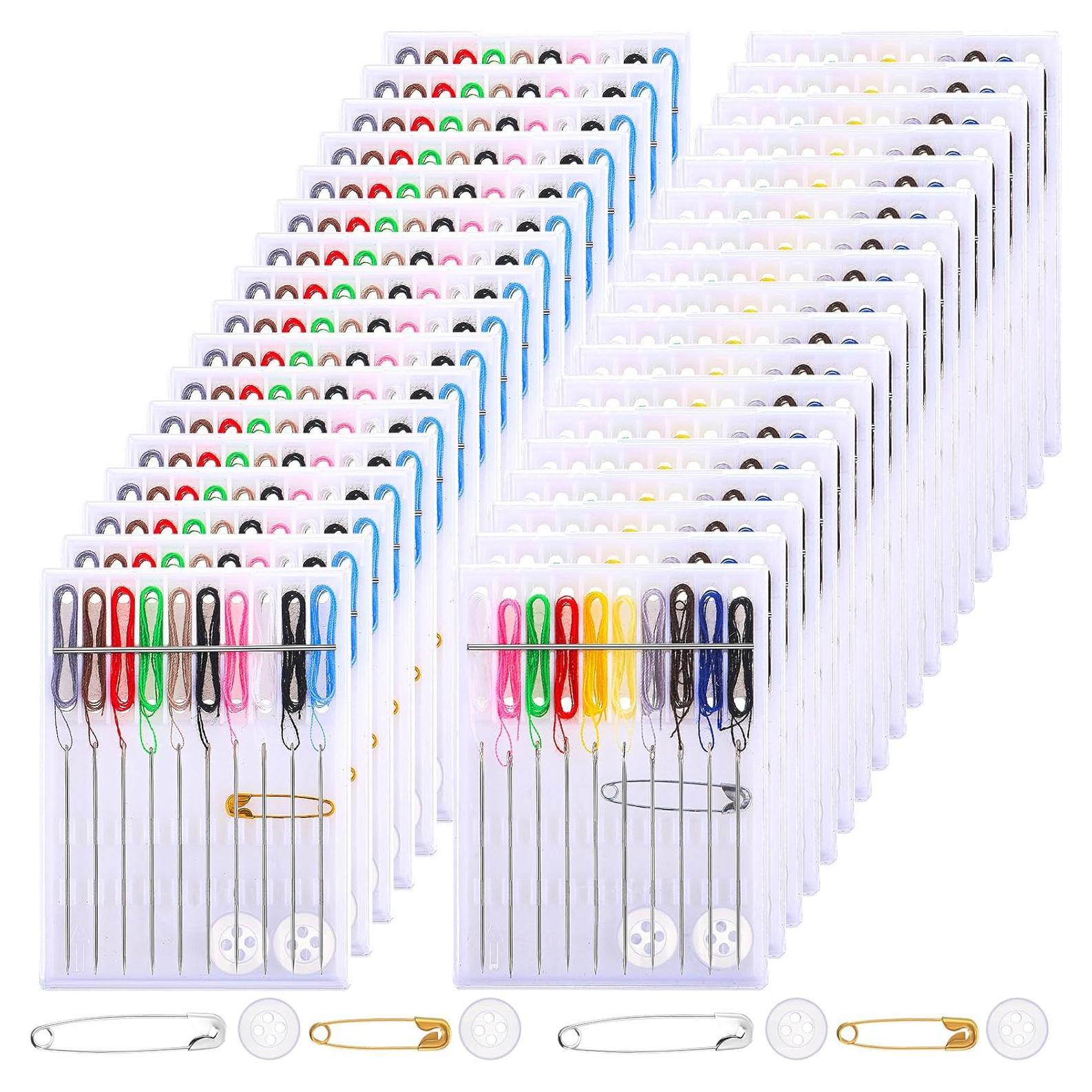 Kit de Costura de Viaje XunYee 36 Cajas Portátil Multicolor