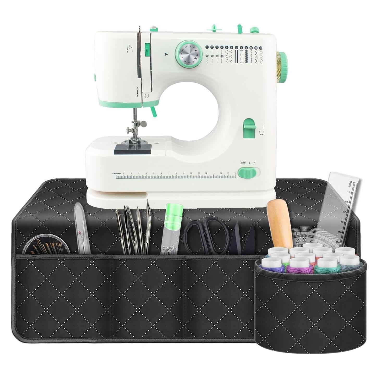 Alfombrilla para Máquina de Coser Grekos 66x66 cm con Bolsillos