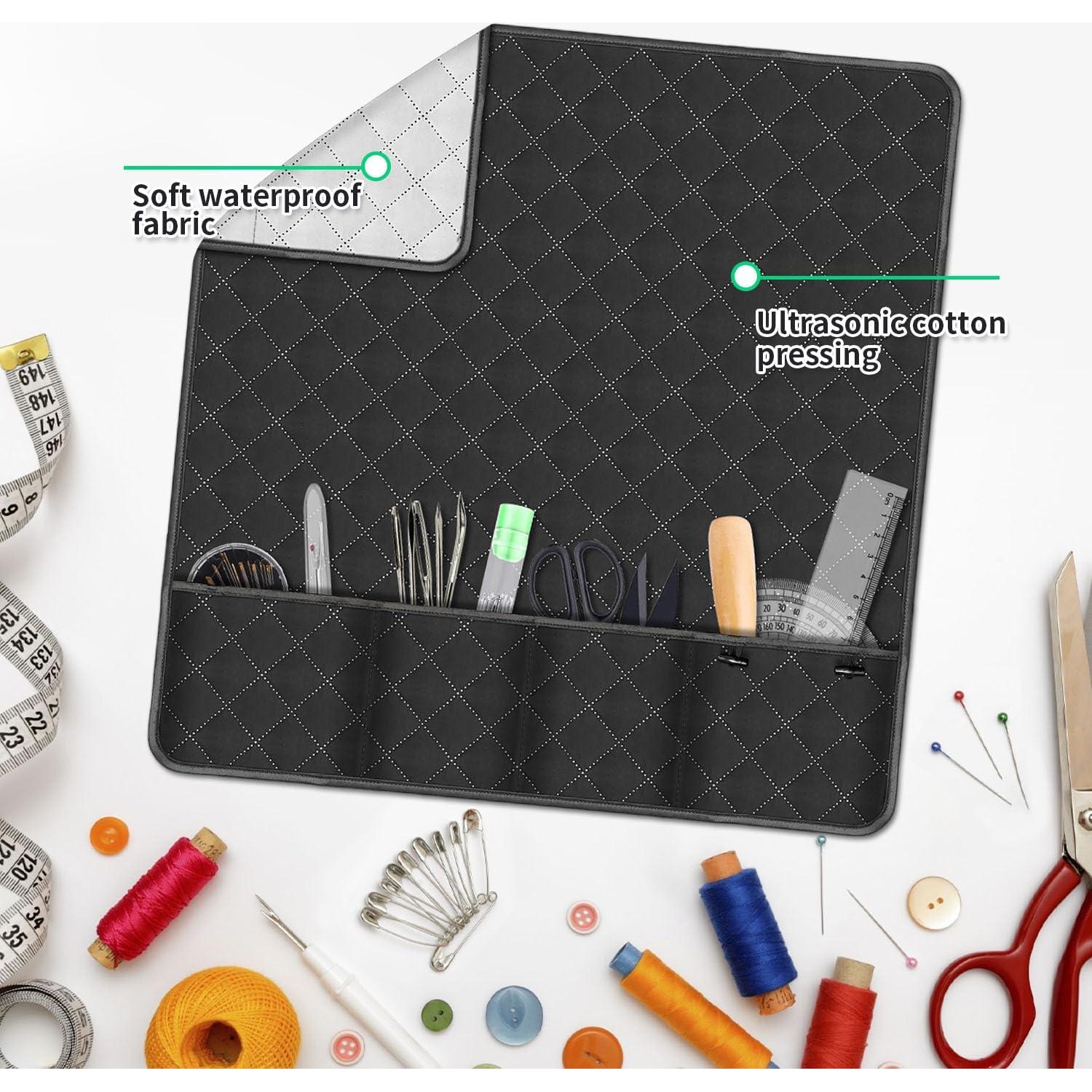 Alfombrilla para Máquina de Coser Grekos 66x66 cm con Bolsillos