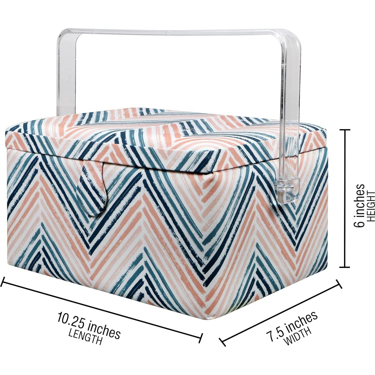 Cesta de Costura SINGER 10 Piezas Zig Zag 29.5x17.5cm