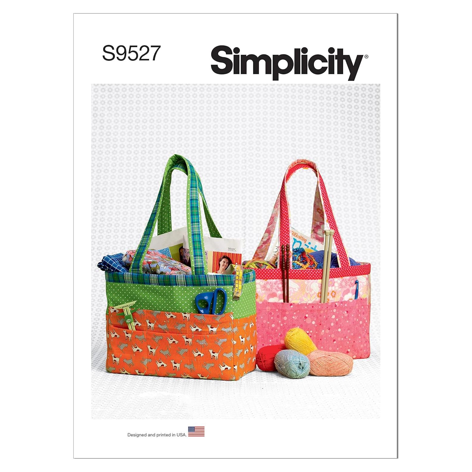 Kit de Patrón de Costura Simplicity Bolsa Organizadora Talla Única