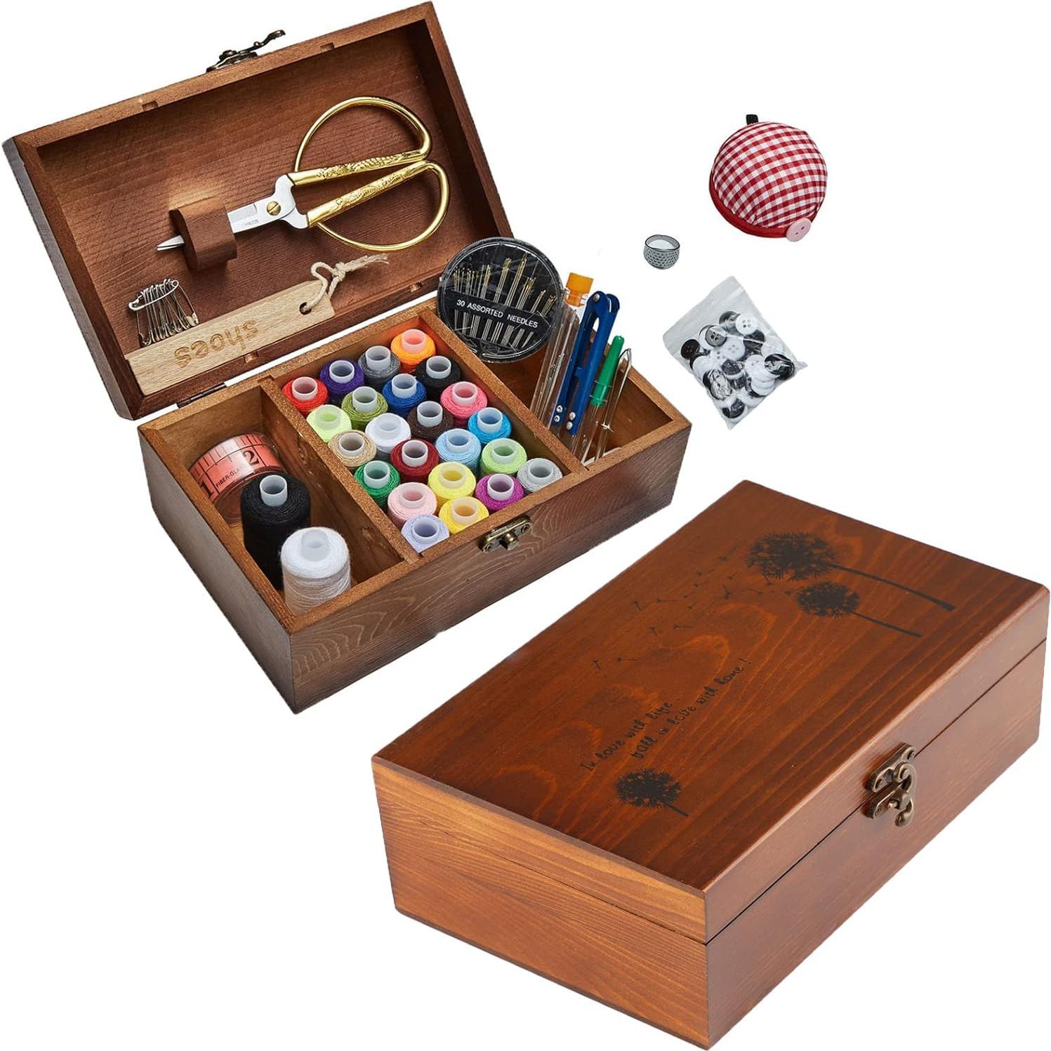 Kit de Costura de Madera YILONGTECH con Accesorios Esenciales