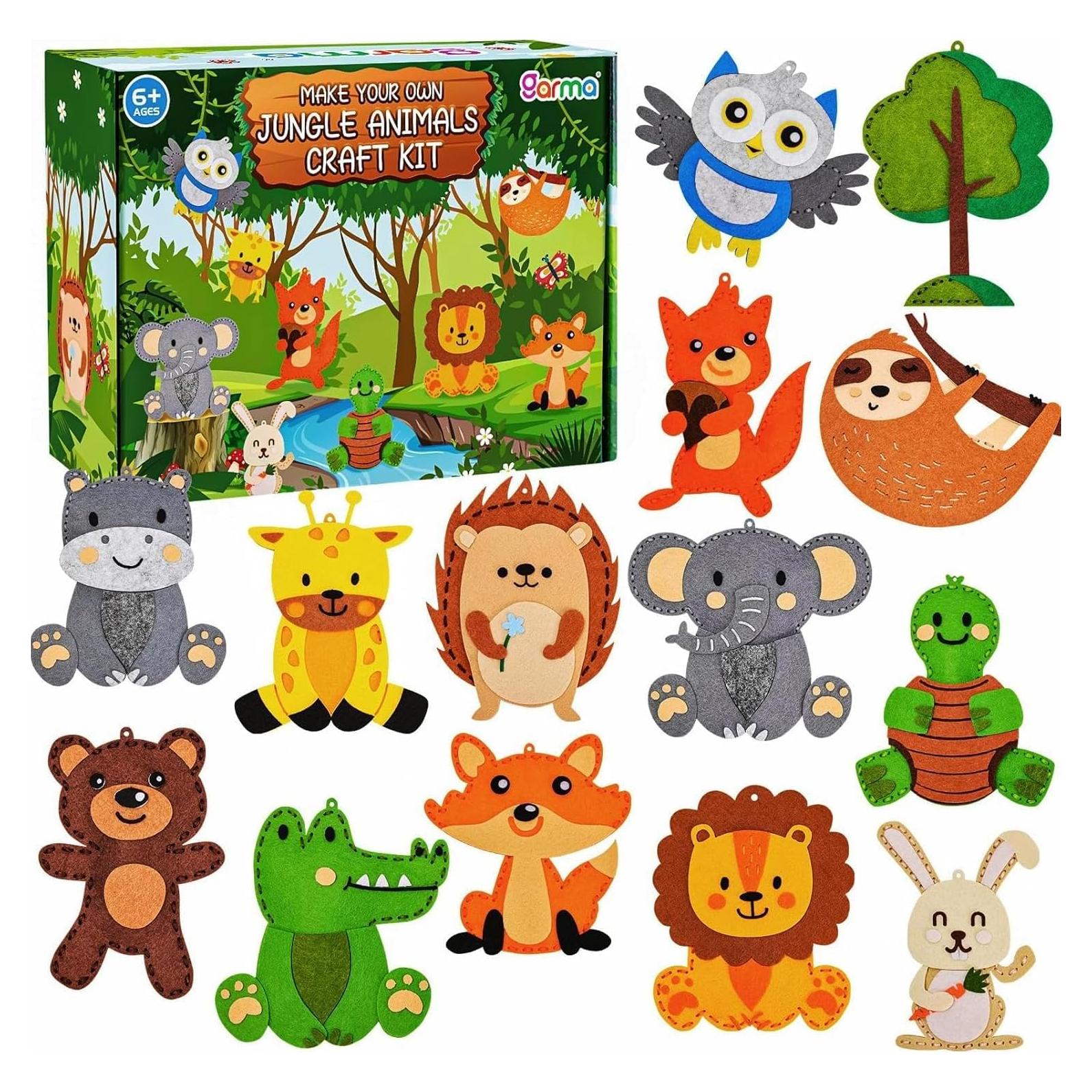 Kit de Costura de Animales Garma para Niños 6-12 Años