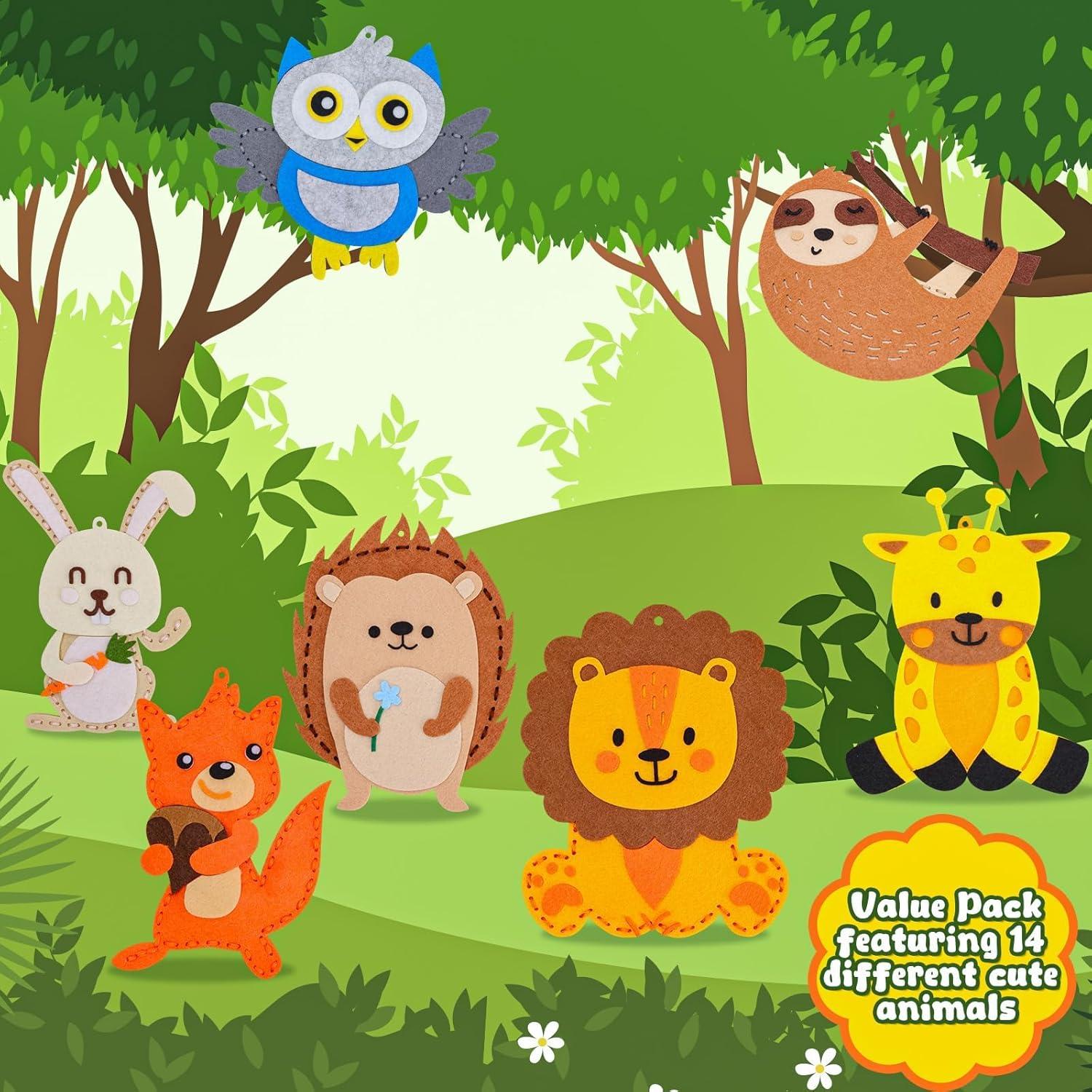 Kit de Costura de Animales Garma para Niños 6-12 Años