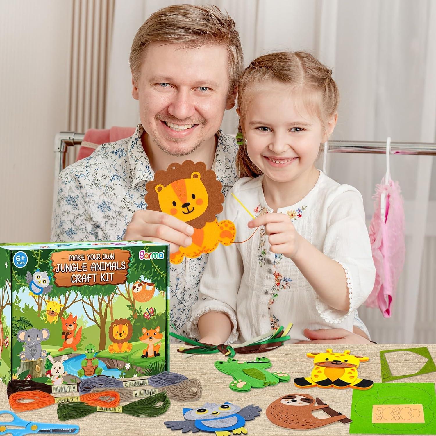 Kit de Costura de Animales Garma para Niños 6-12 Años