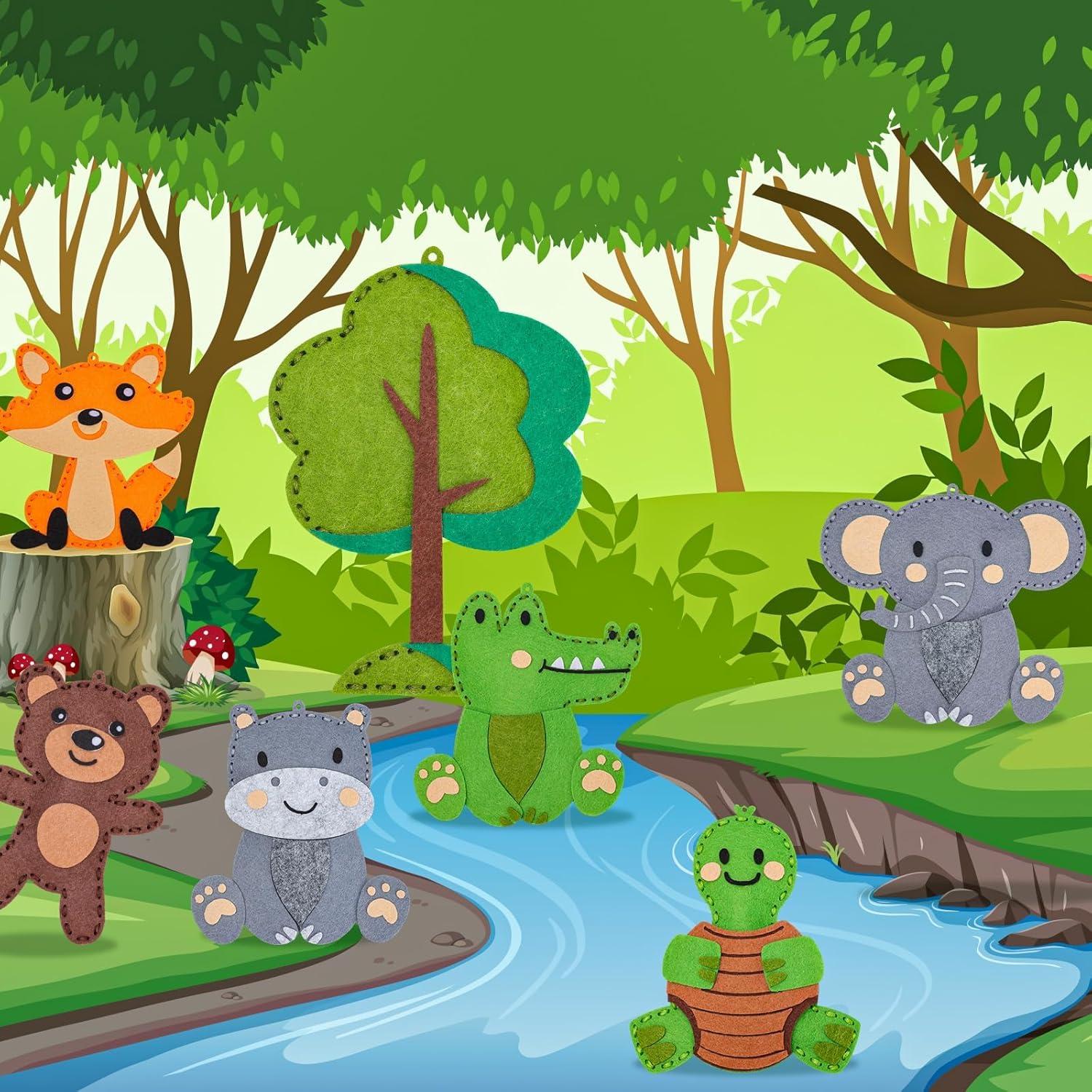 Kit de Costura de Animales Garma para Niños 6-12 Años