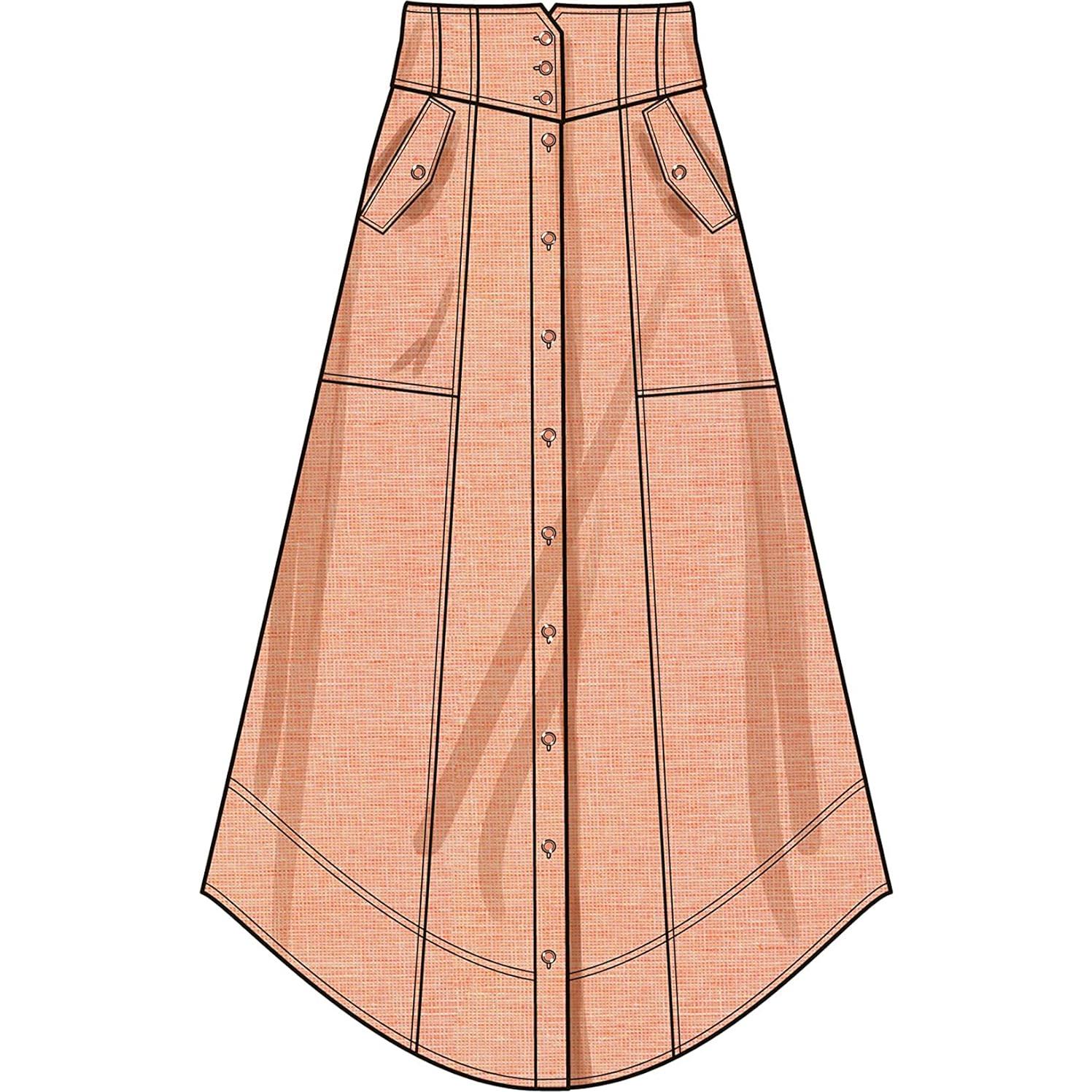 Kit de Patrones de Costura Simplicity S9710 para Faldas Mujer