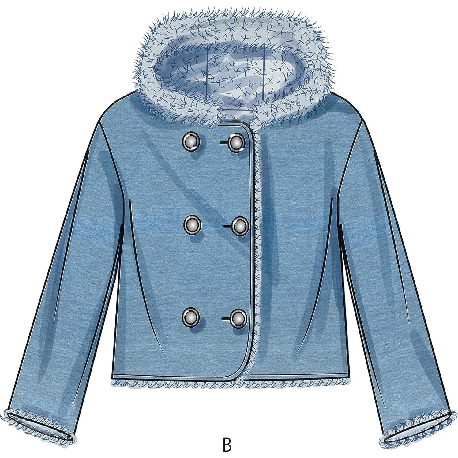 Patrón de Costura Chaqueta con Capucha Simplicity S9832 Tallas 7-14