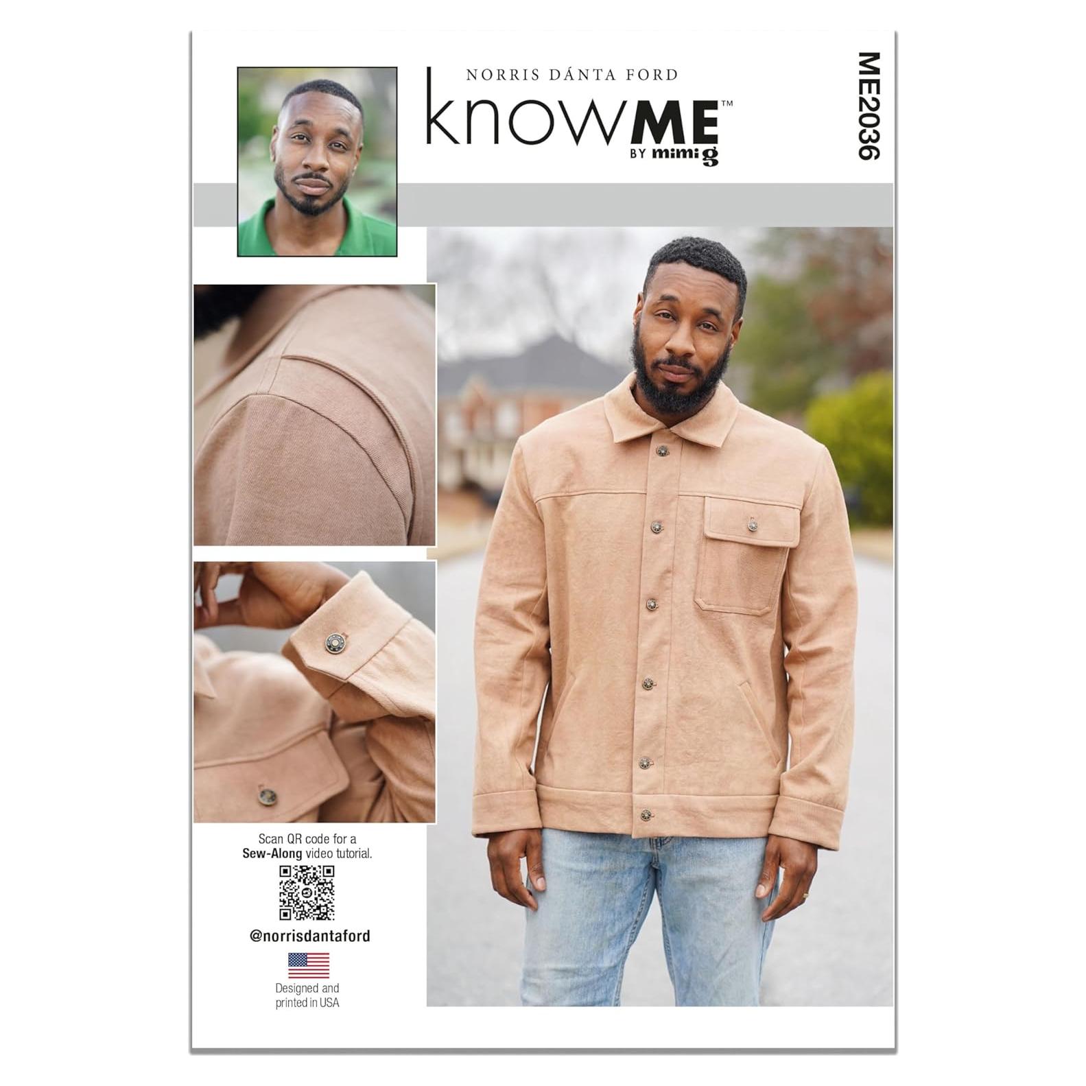 Patrón de Costura Chaqueta Casual Hombre McCall's ME2036