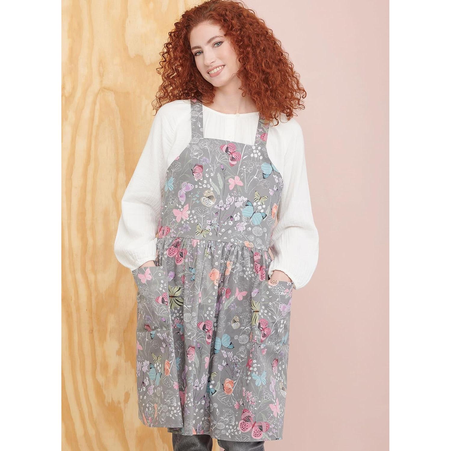 Patrón de Costura Delantal Pinafore y Tote Simplicidad S9805 XS-XL