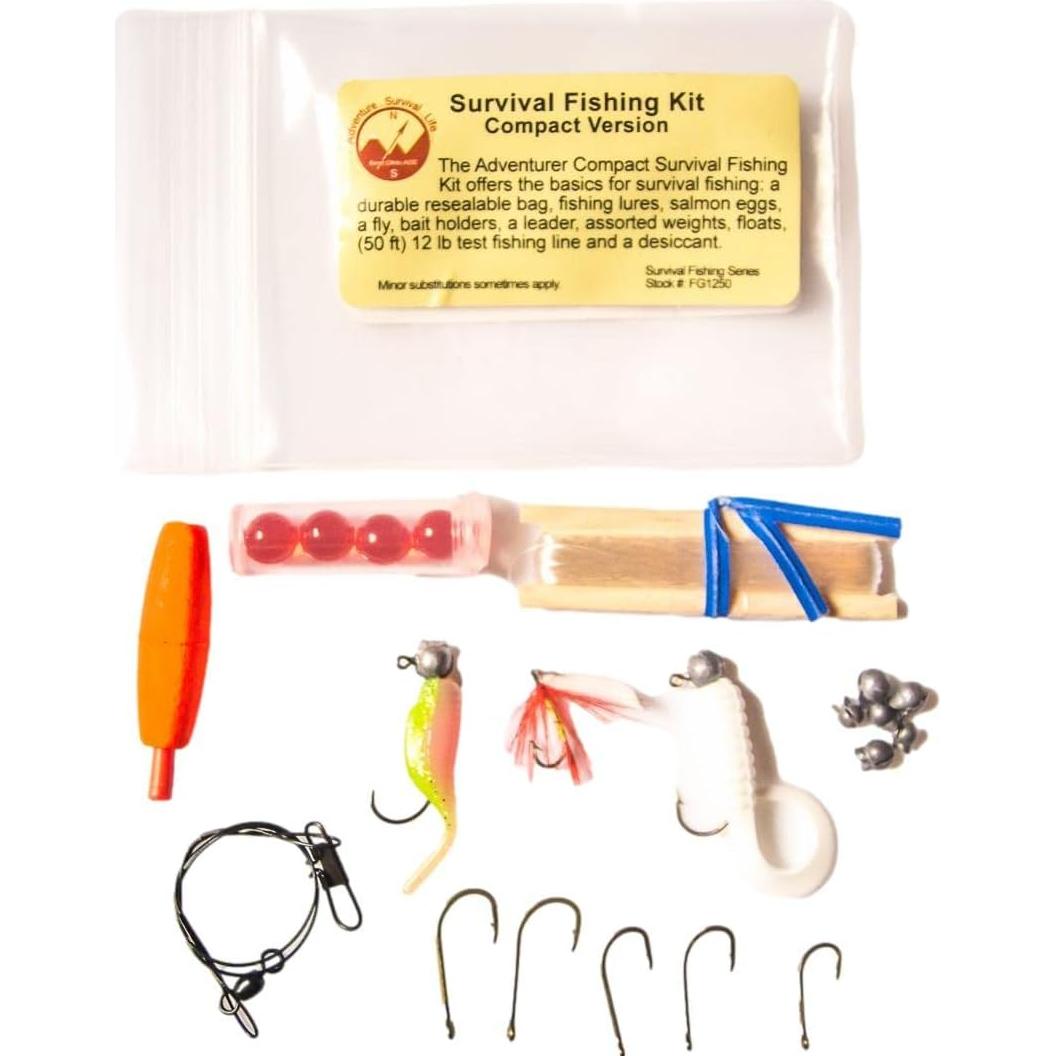 Kit de Pesca de Supervivencia Compacto Best Glide ASE