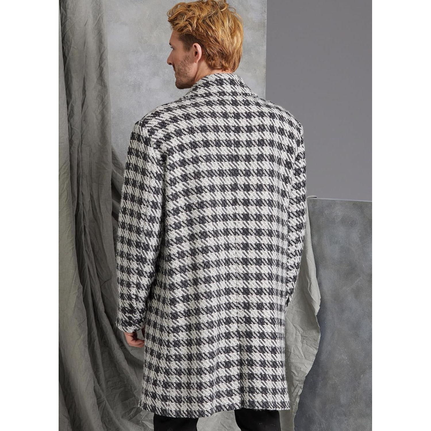 Patrón de Costura Vogue V1976 para Abrigo Forrado Hombre 34-42