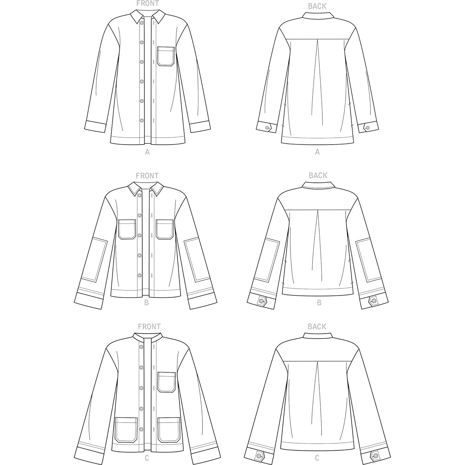 Patrón de Costura Chaqueta Dama Simplicidad S9239 Tallas XXS-XXL