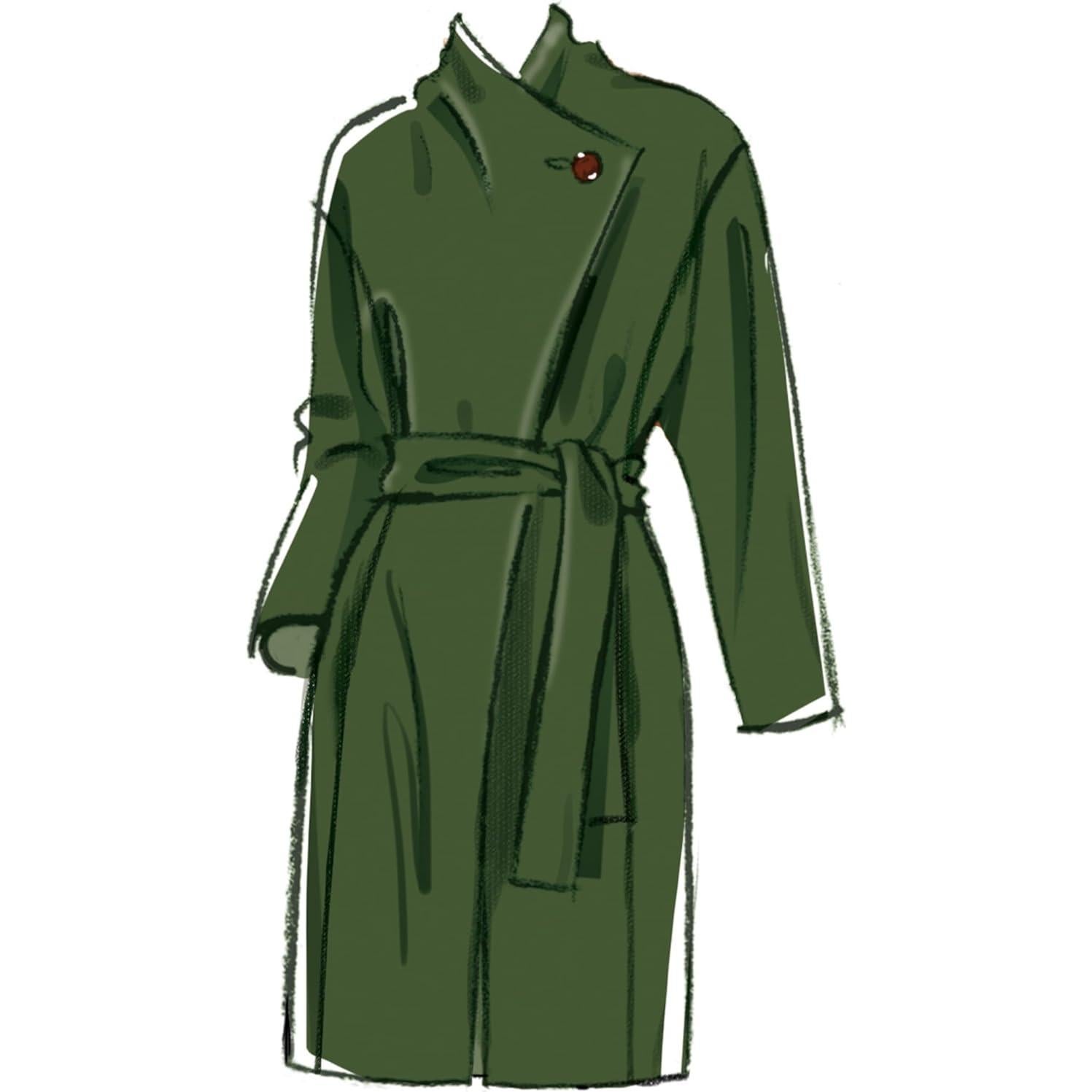 Patrón de Costura McCall's M8438 para Abrigos y Chalecos Dama 12-20