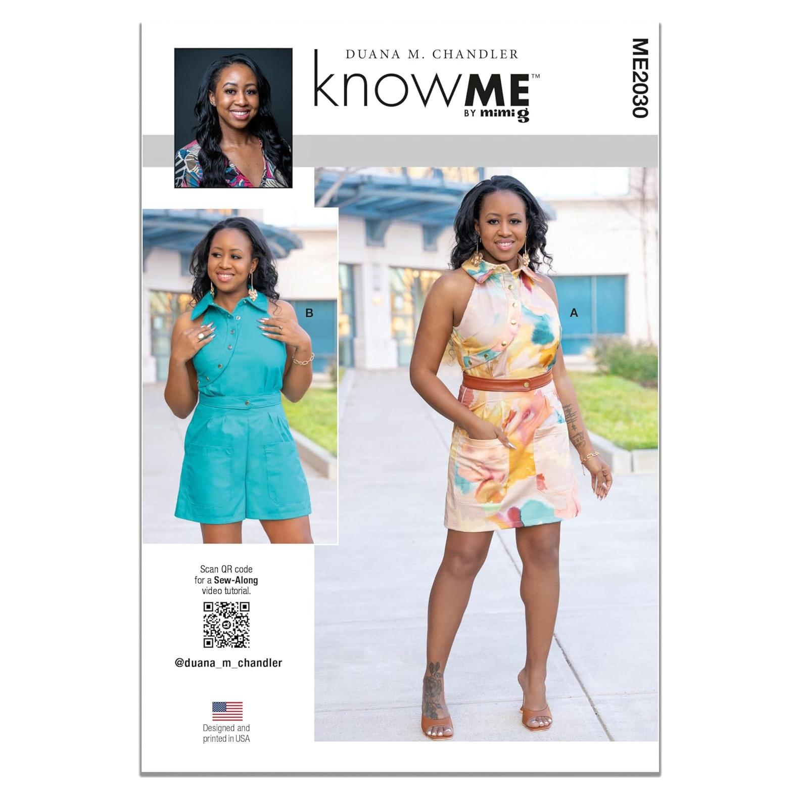 Patrones de Costura McCall's ME2030 para Vestido y Mono Tallas 8-16