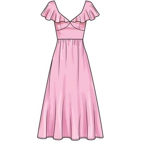 Kit de Patrones de Costura Simplicity S9703 para Vestidos V