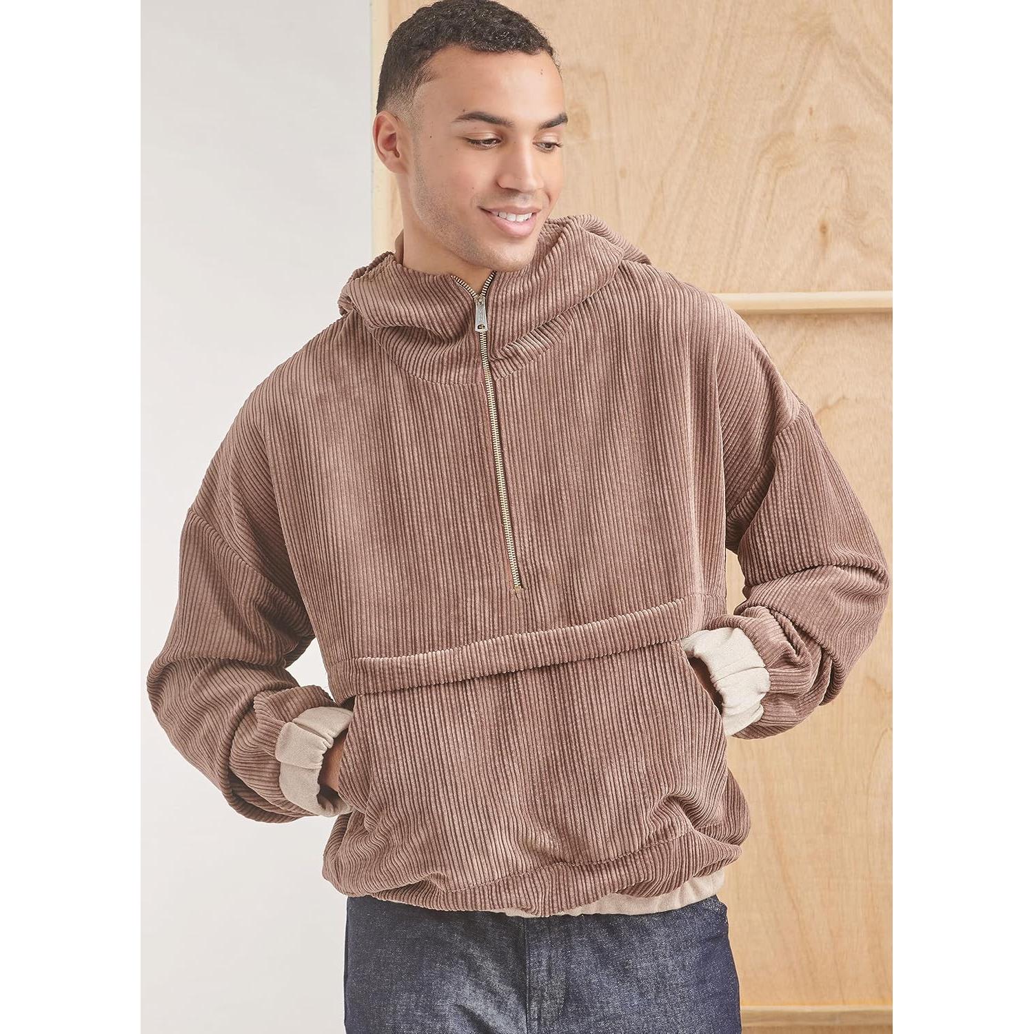 Patrón de Costura Sudadera Media Cremallera Simplicity S9829 S-XXL