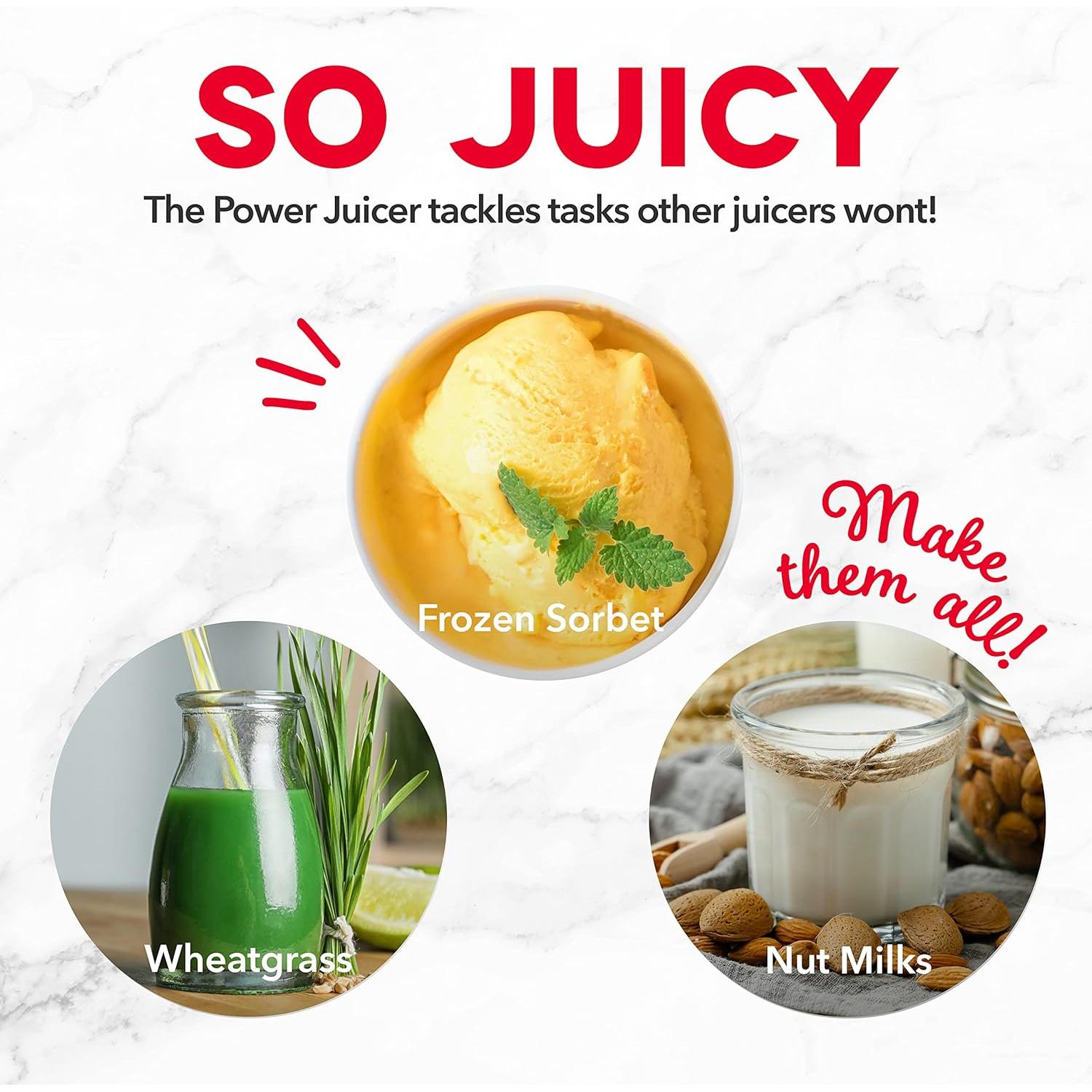 Extractor de Jugo Lento DASH Deluxe 1L Compacto Grafito